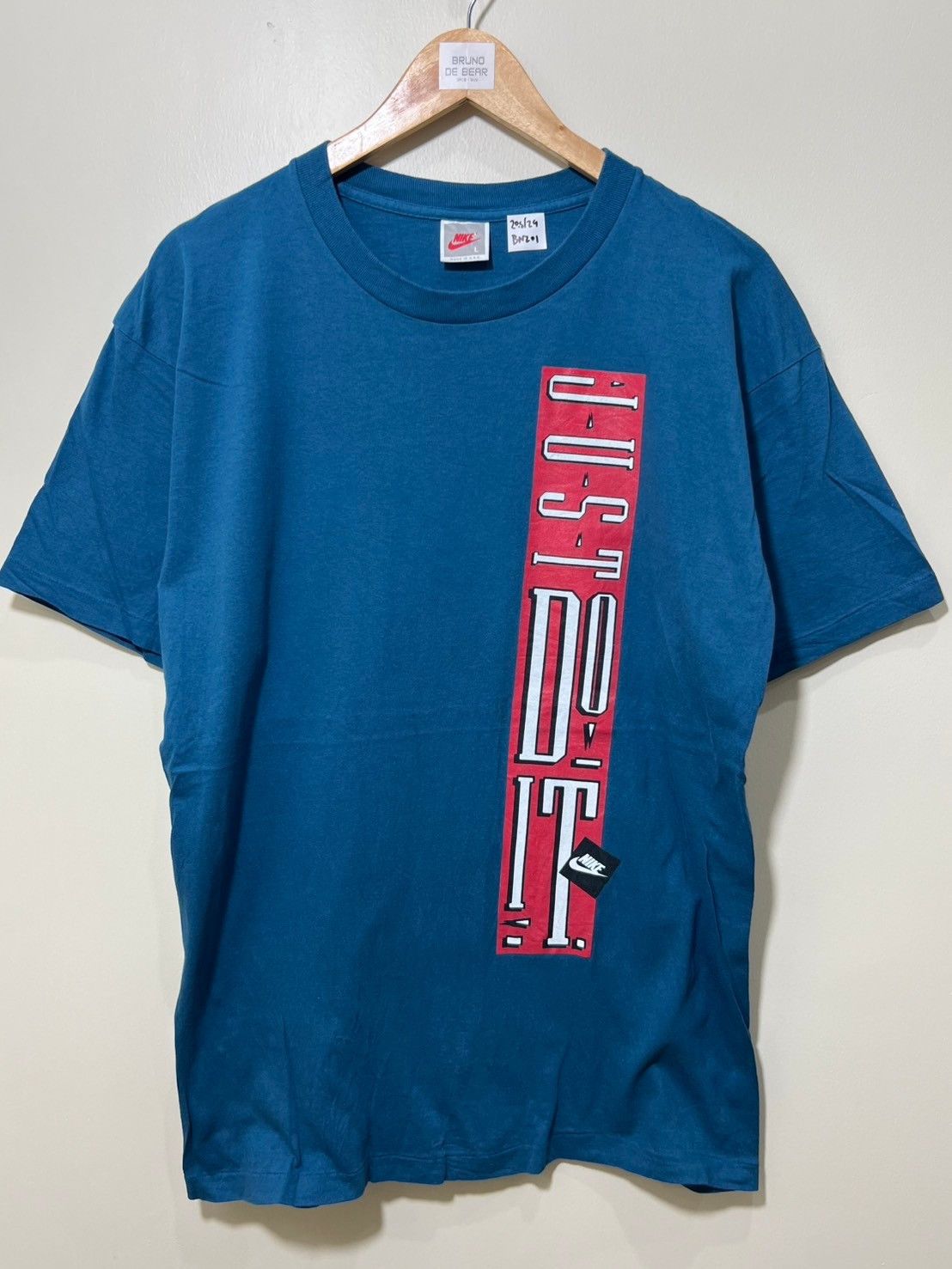 Nike × Nike ACG × Vintage Vintage 90's Nike Just Do It shirt bnz01 Size US L / EU 52-54 / 3 - 3 Thumbnail