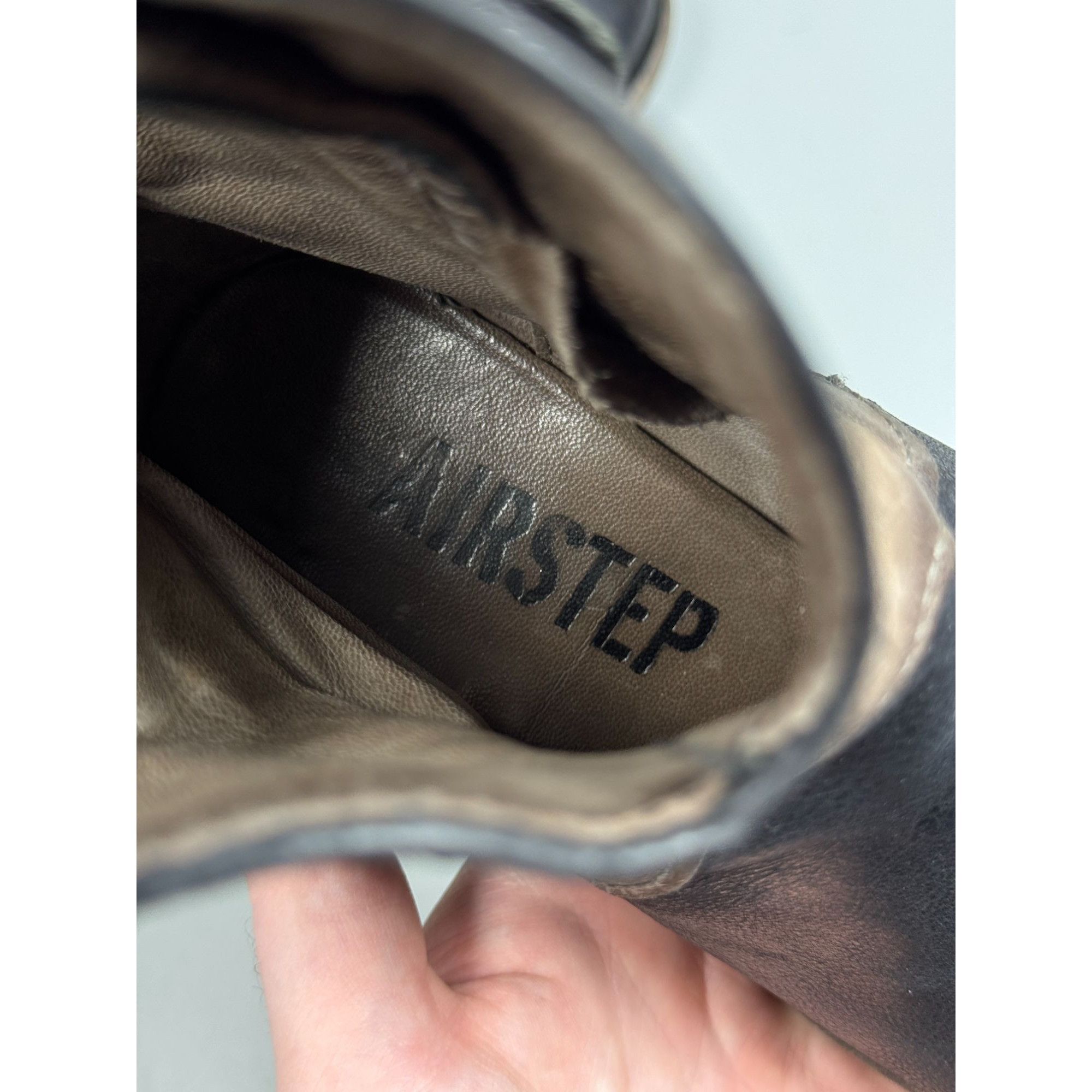 A.S.98 A.S.98 Airstep Leather Ankle Western Patchwork Boots (YG027) Size US 7 / IT 37 - 10 Thumbnail