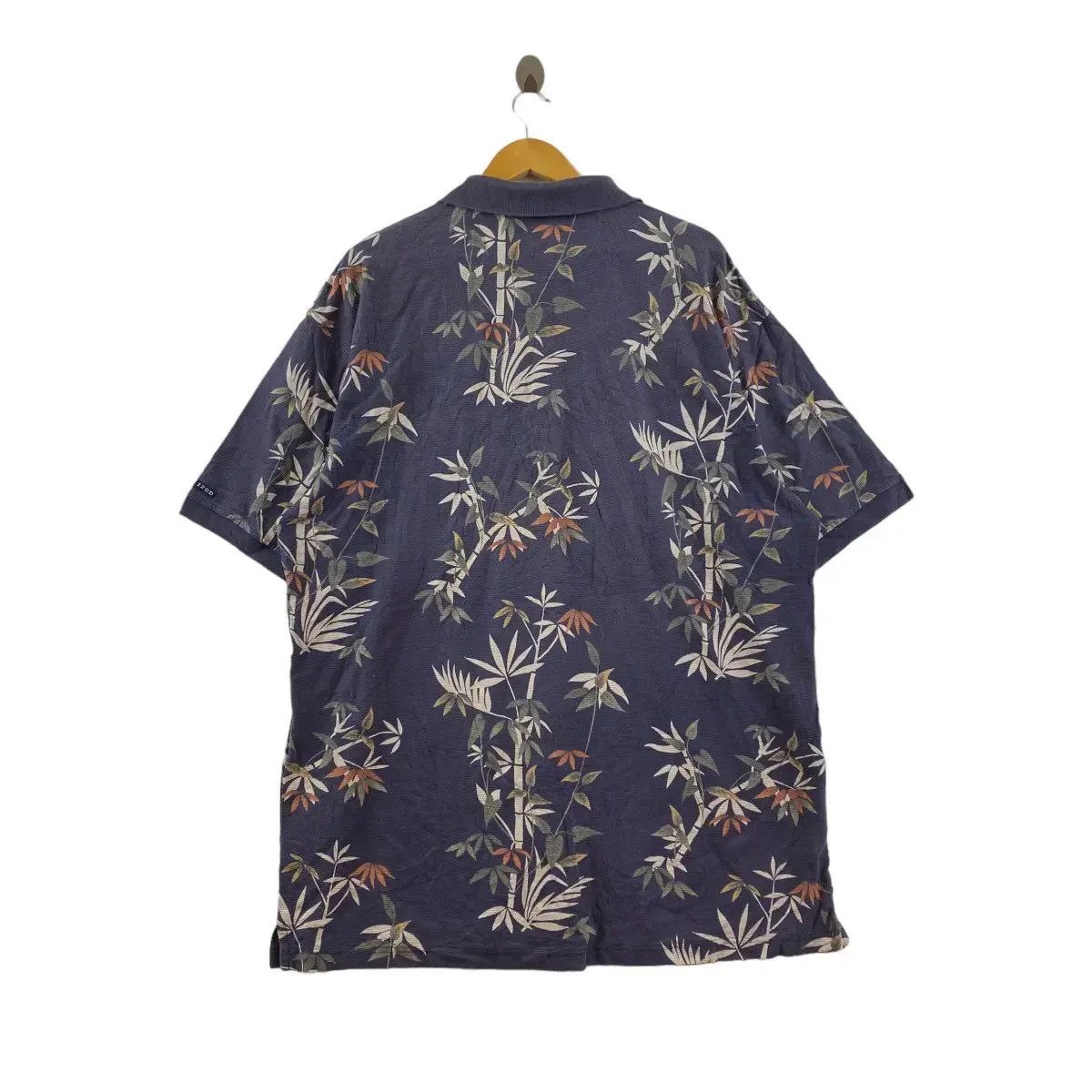 Izod Vintage IZOD FRANCE Bamboo All Over Print Painting Polo Size US XXL / EU 58 / 5 - 6 Thumbnail