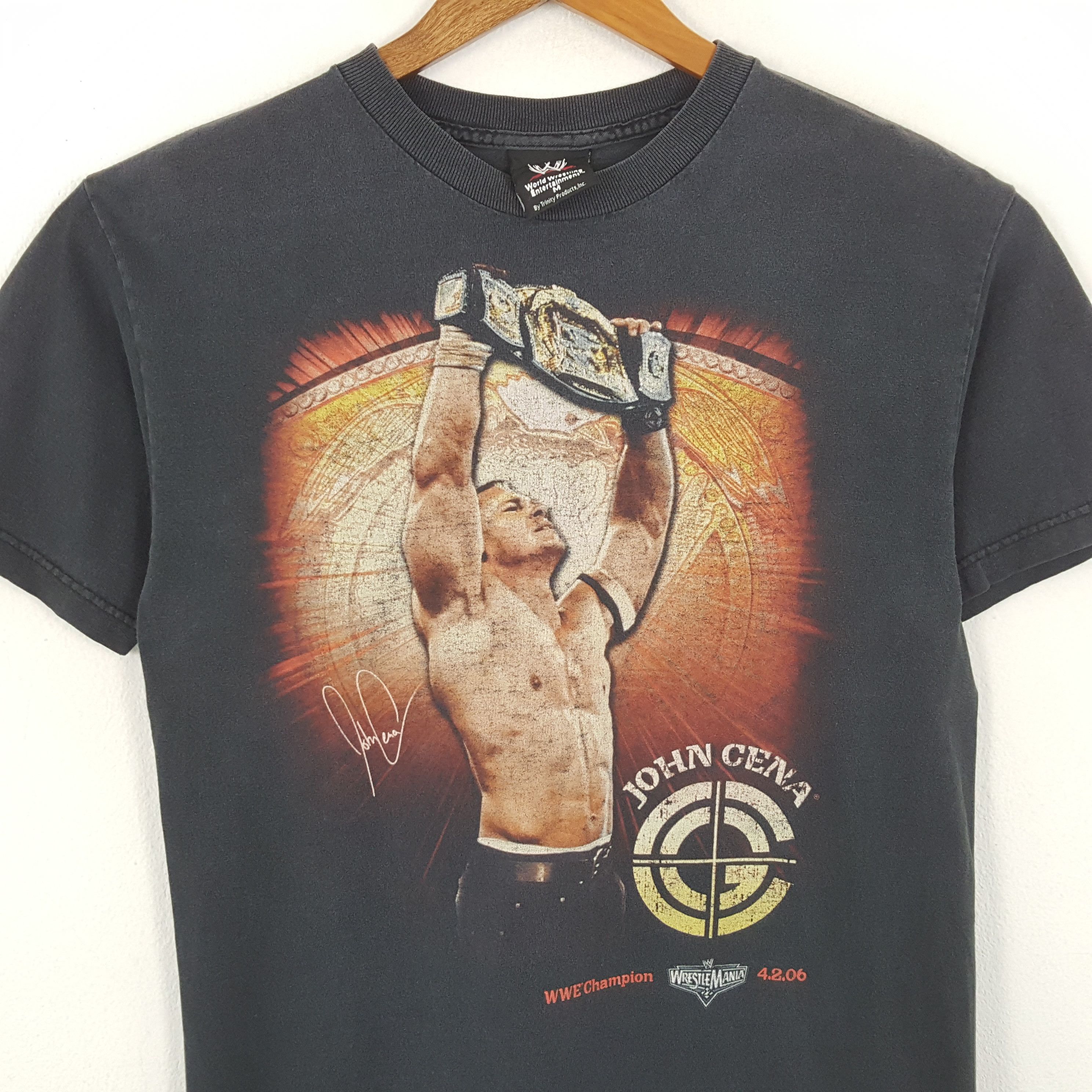 Vintage × WWE Vintage WWE JOHN CENA American Wrestling T-Shirts Size US M / EU 48-50 / 2 - 2 Thumbnail