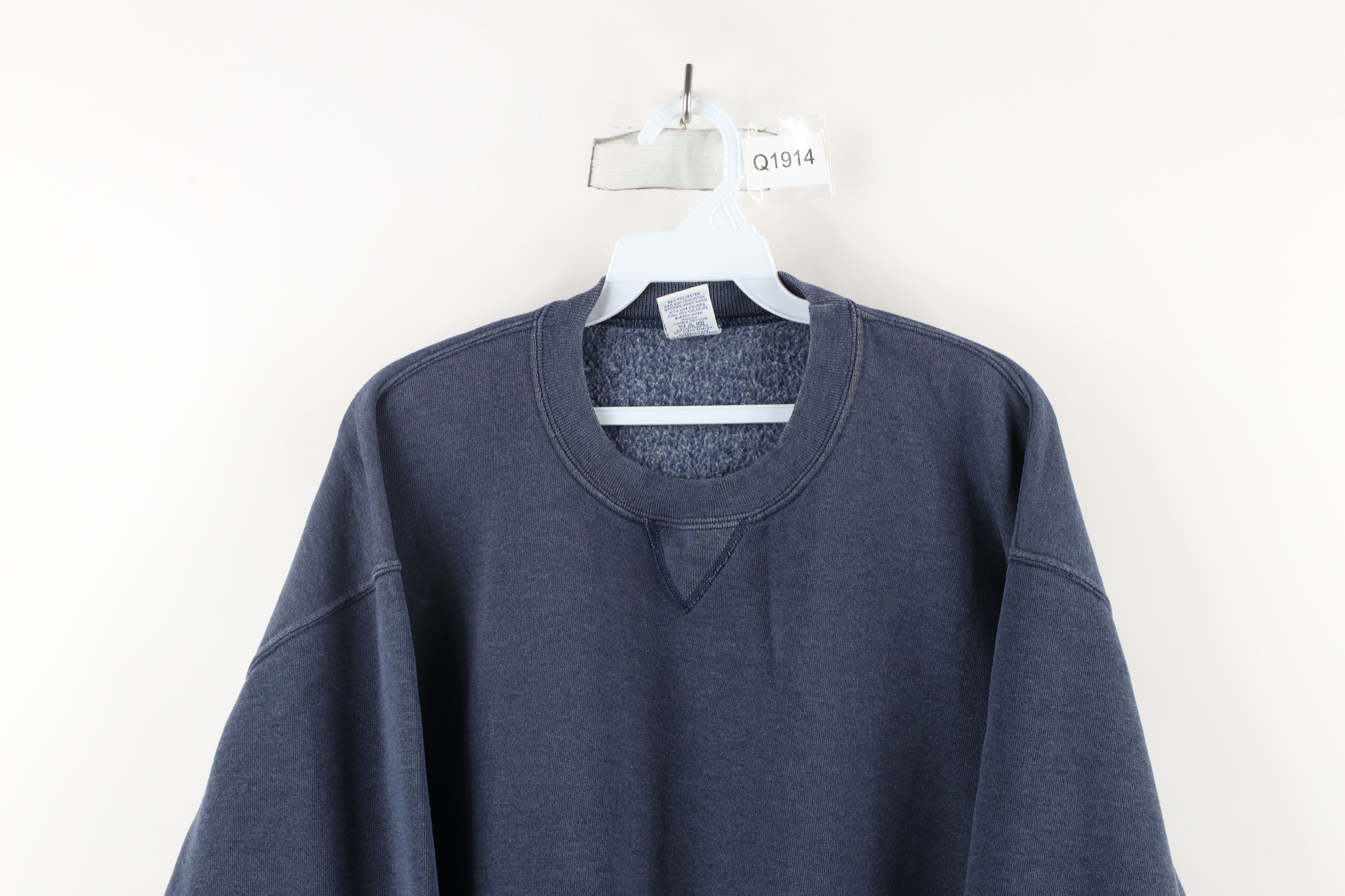 Russell Athletic × Vintage Vintage 90s Russell Athletic Crewneck Sweatshirt Heather Size US L / EU 52-54 / 3 - 2 Thumbnail
