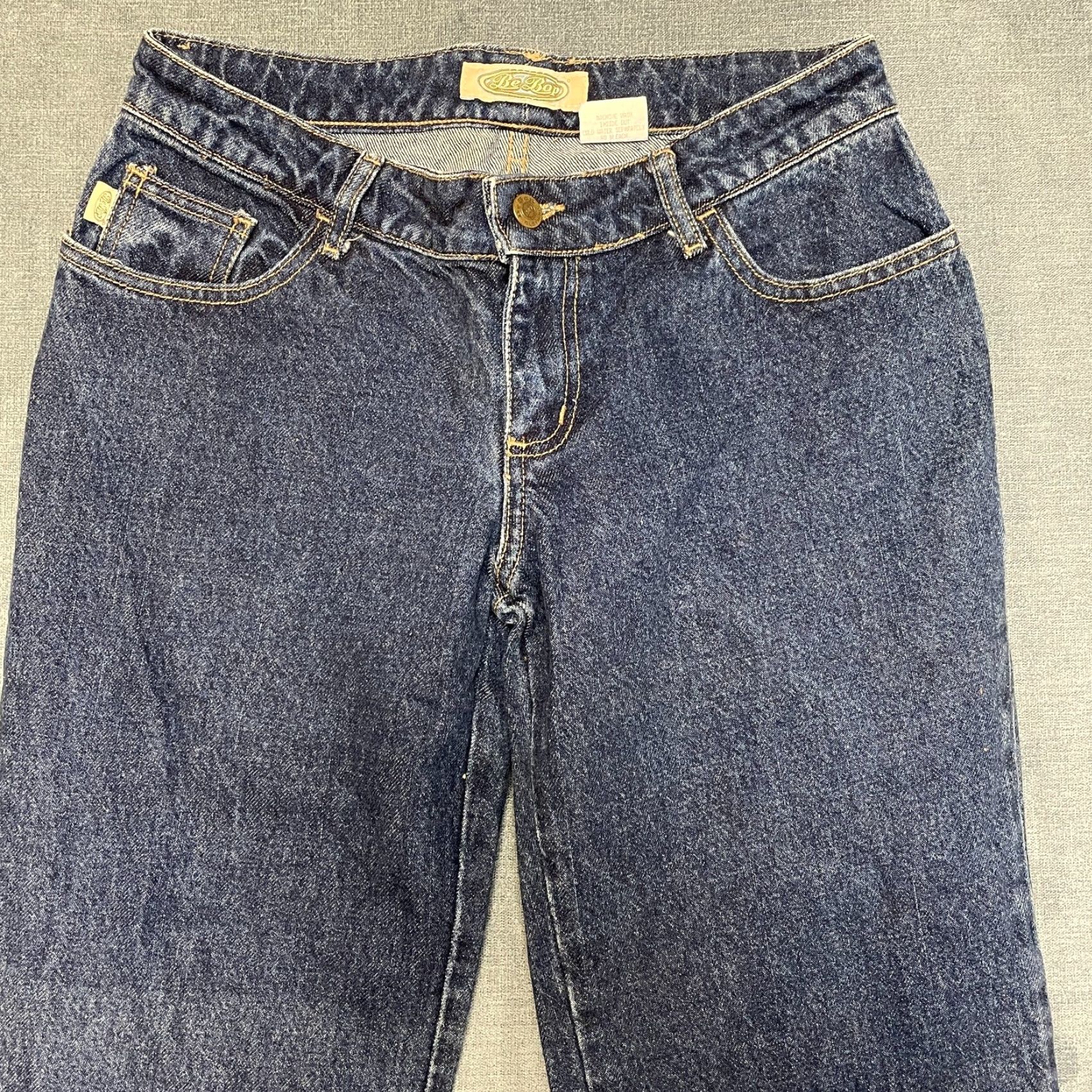Vintage BeBop Jeans Women 9 Blue Denim Cotton Non Stretch Medium Wash Casual Bootcut Leg Jeans Size 30" / US 8 / IT 44 - 2 Thumbnail