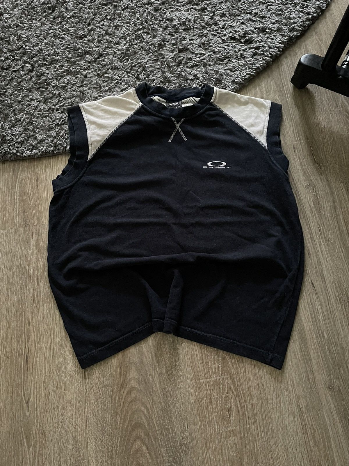 Vintage Oakley Software Logo Gorpcore Hiking USA Tank Top