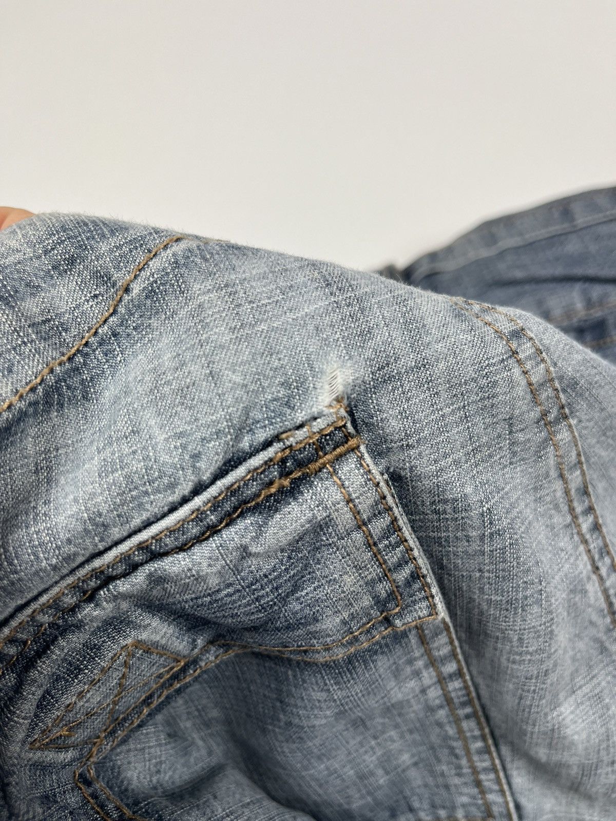Japanese Brand Japanese Brand Vert De Rage Bondage Multipocket Cargo Denim Size US 30 / EU 46 - 7 Thumbnail