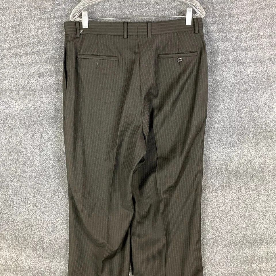 Wilke-Rodriguez Wilke Rodriguez Slacks Men's 42/36 Wool Striped Dress Pants Size US 42 / EU 58 - 5 Thumbnail
