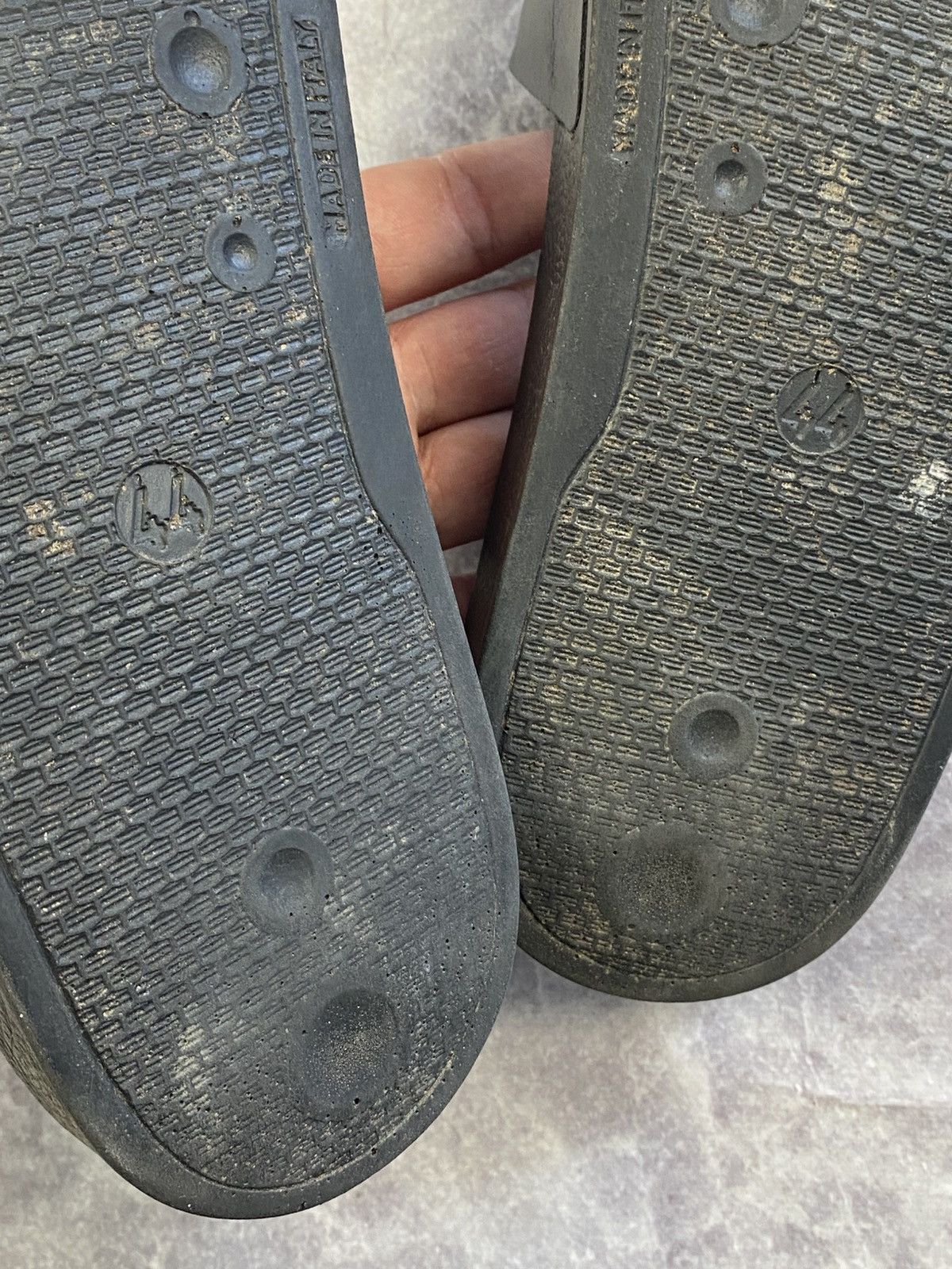Off-White Off White Belted Stripes Slides Size: 44 Size US 11 / EU 44 - 10 Thumbnail