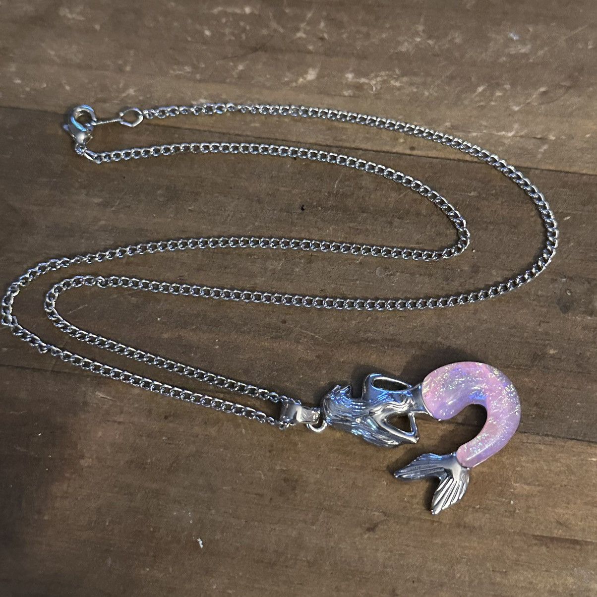 Other Mermaid pendant necklace Size ONE SIZE - 2 Thumbnail