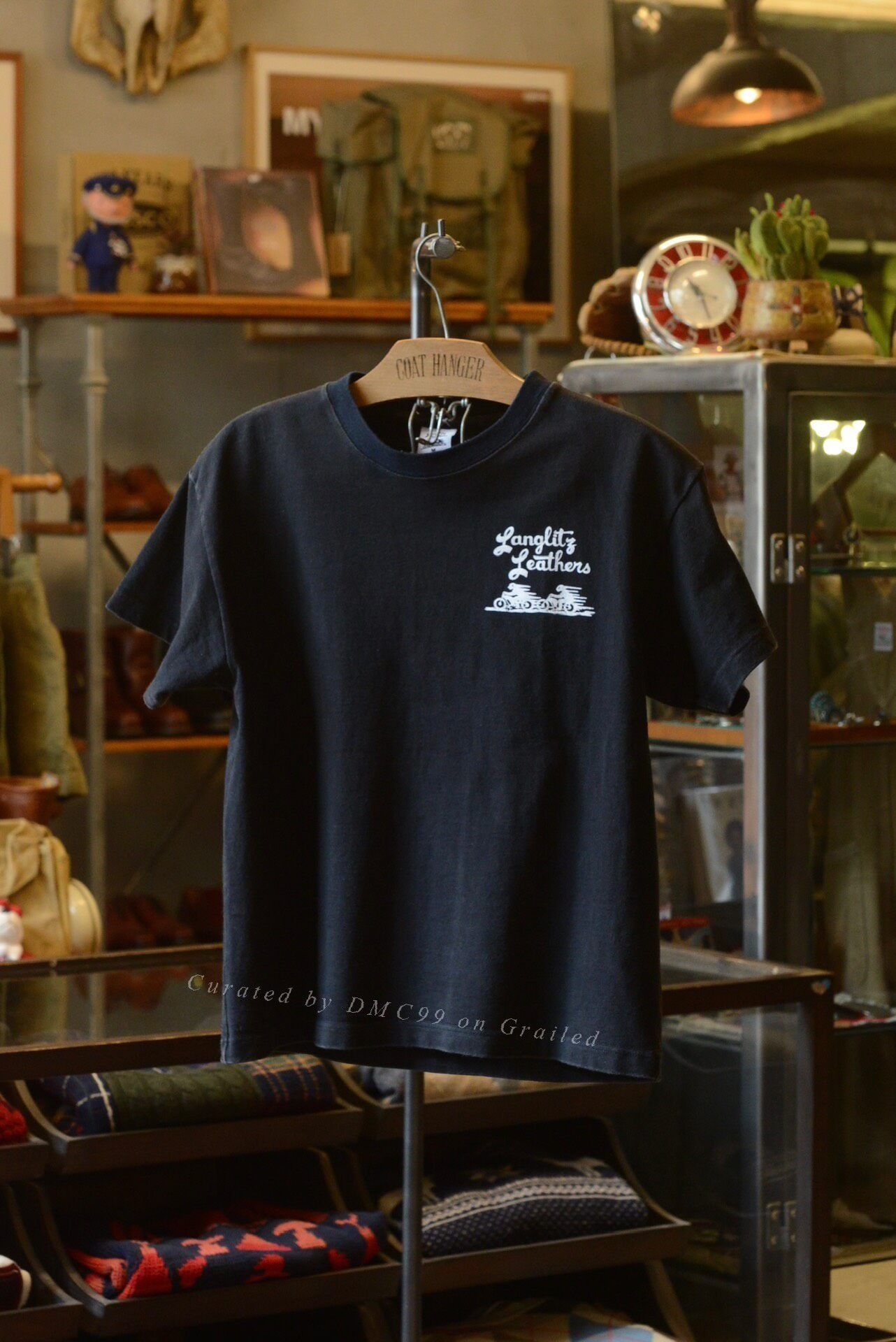 Jared Lang Langlitz Motorcycle Print Tee Size US M / EU 48-50 / 2 - 1 Thumbnail