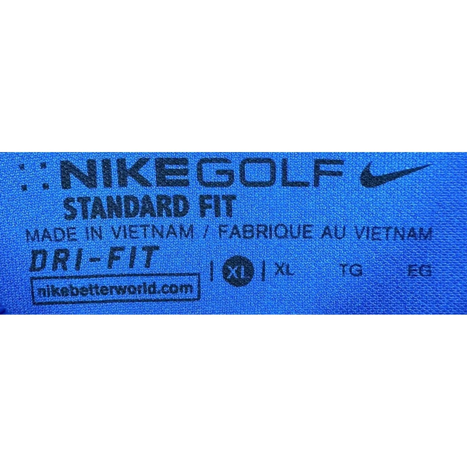 Nike Nike Dri-Fit Golf Polo Shirt Mens XL Blue Standard Fit Athletic Casual Outdoor Rugby Size US XL / EU 56 / 4 - 4 Thumbnail