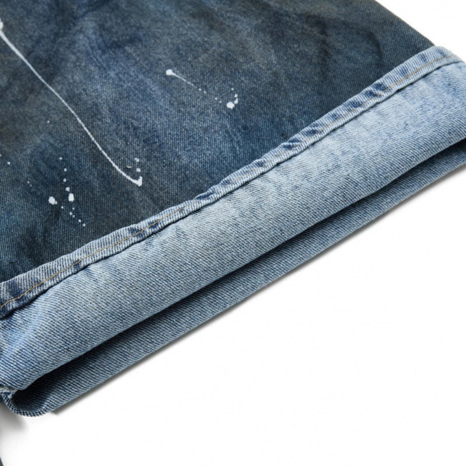 Other Paint-Splatter Multi-Pocket Wide-Leg Cargo Denim Jeans Size US 32 / EU 48 - 9 Thumbnail