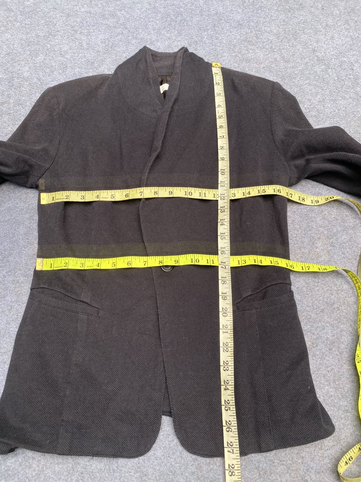 Yohji Yamamoto Yohji Yamamoto "The Ginza Story" Shawl Collar Knit Blazer Size S / US 4 / IT 40 - 13 Thumbnail
