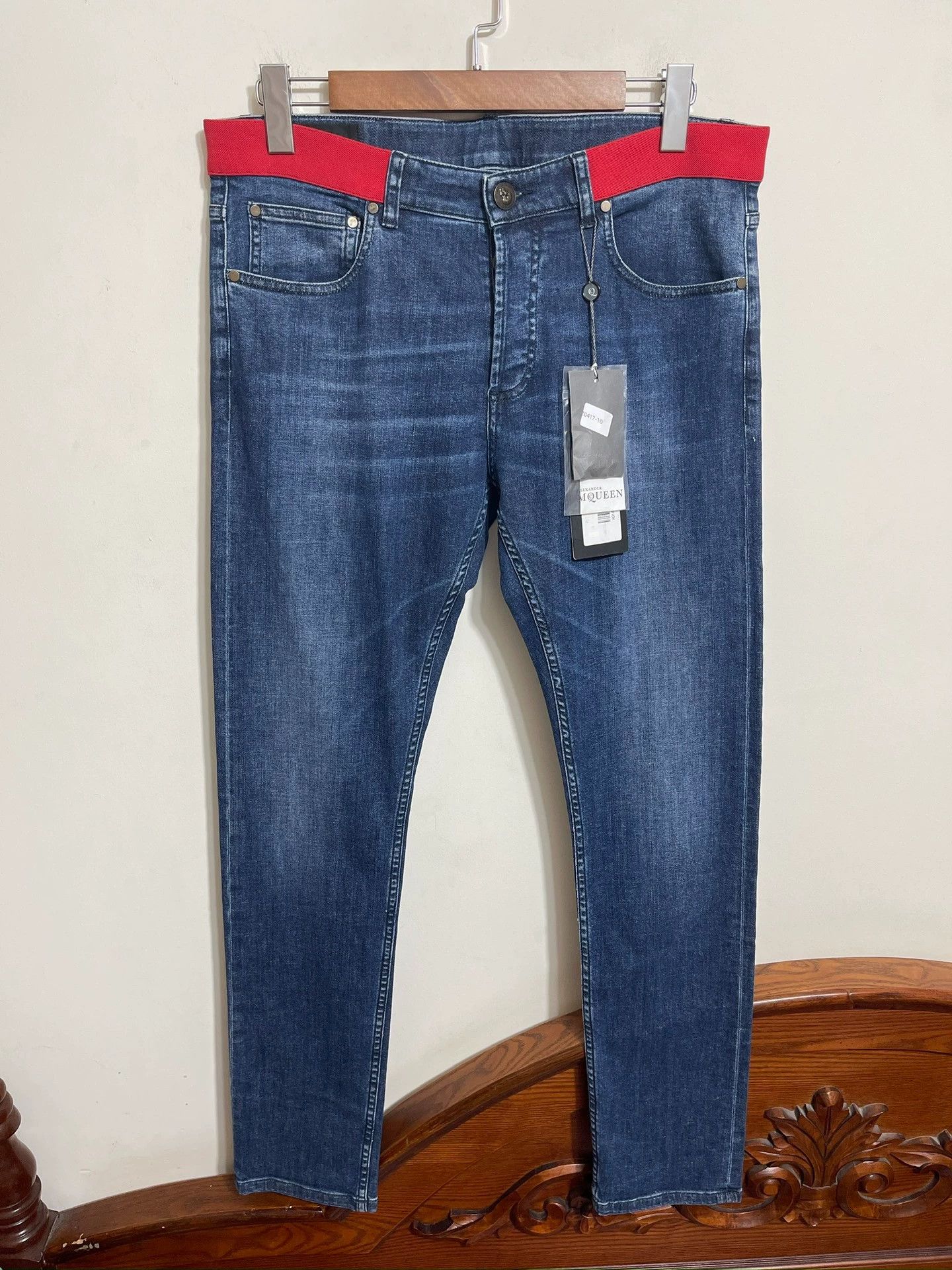 Alexander McQueen Alexander McQueen Slim Fit Jeans 50 (NWT) Size US 34 / EU 50 - 1 Thumbnail