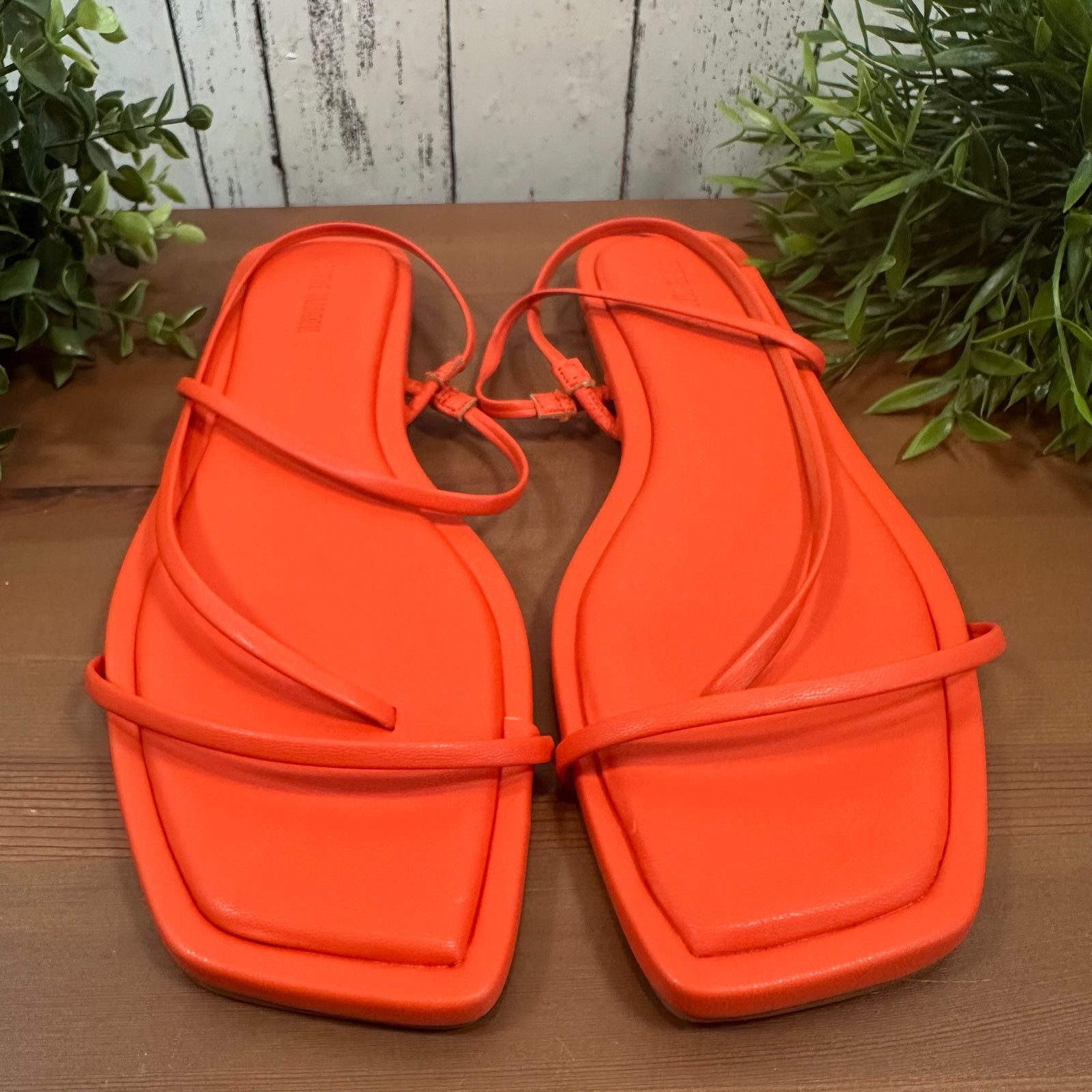 Steve Madden NWOT Steve Madden Women's Lynley Orange Sandals Size 10 Size US 10 / IT 40 - 4 Thumbnail