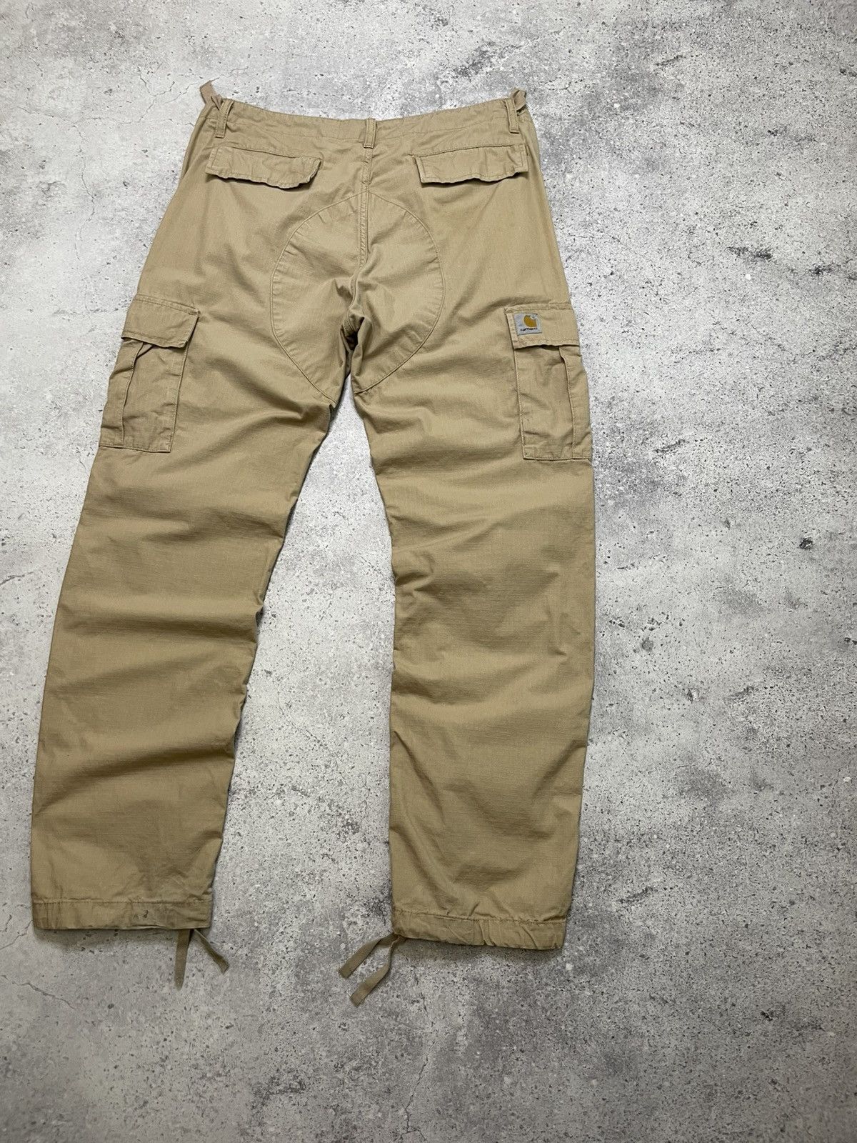 Carhartt Wip Vintage Carhartt WIP Aviation Cargo Beige Pants Size 33 x 32 Size US 33 - 2 Thumbnail