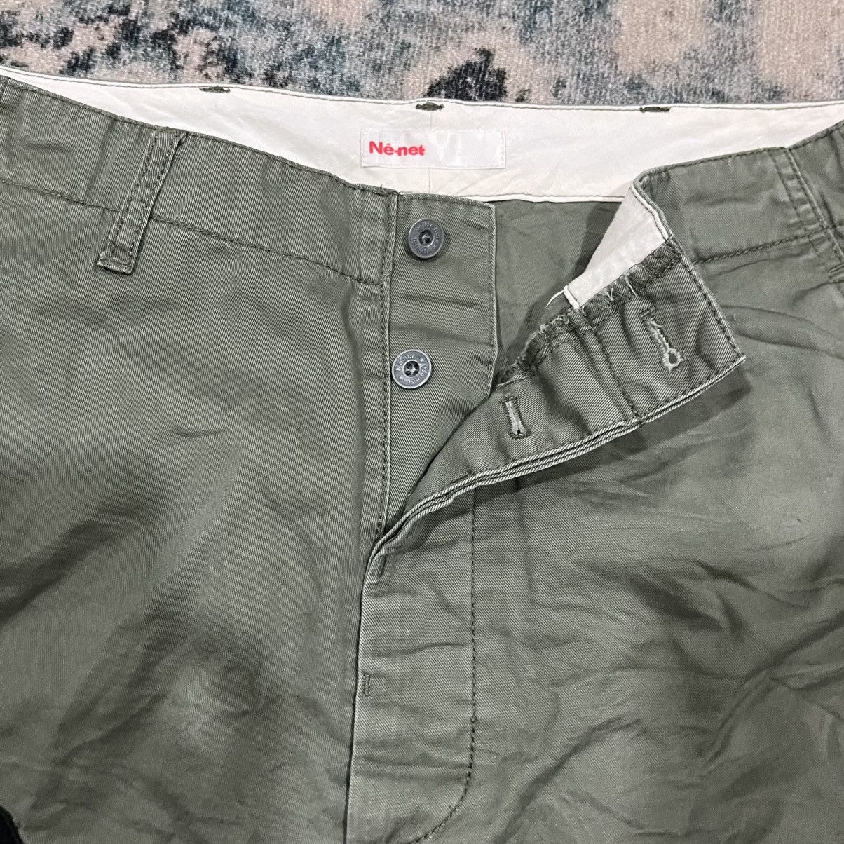Issey Miyake Ne-net military short inspired with moustaches Size 30" / US 8 / IT 44 - 8 Thumbnail