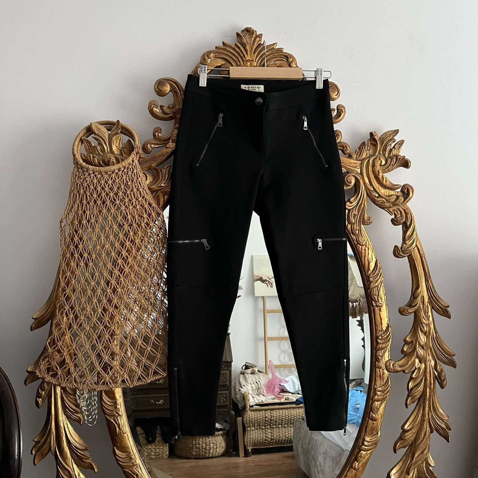 Burberry VTG Burberry Black Multipocket Pants Size 27" / US 4 / IT 40 - 1 Thumbnail