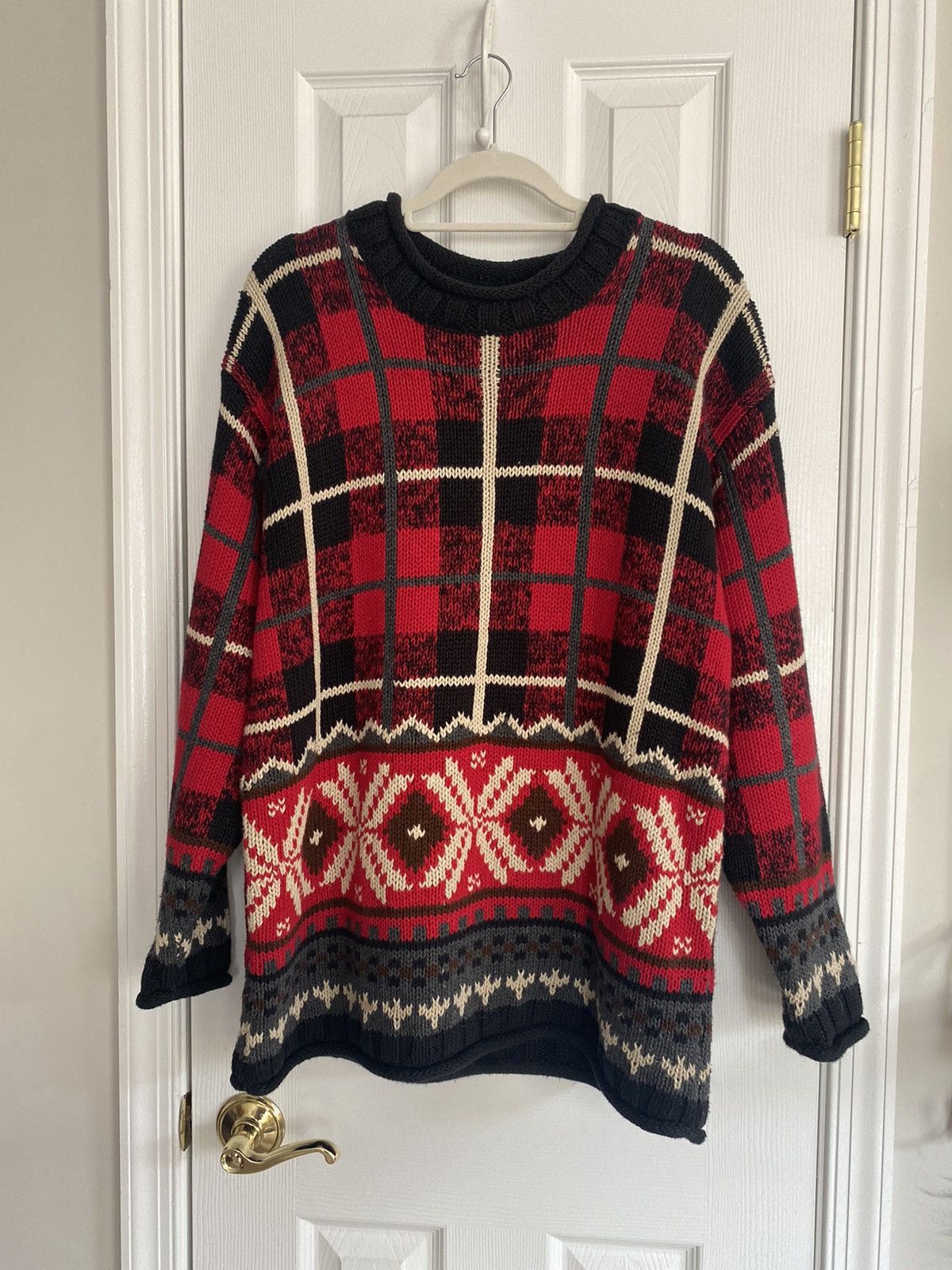 Other METROPOLITAN NEW YORK 10001 THICK KNIT PULLOVER SWEATER Size L / US 10 / IT 46 - 1 Thumbnail