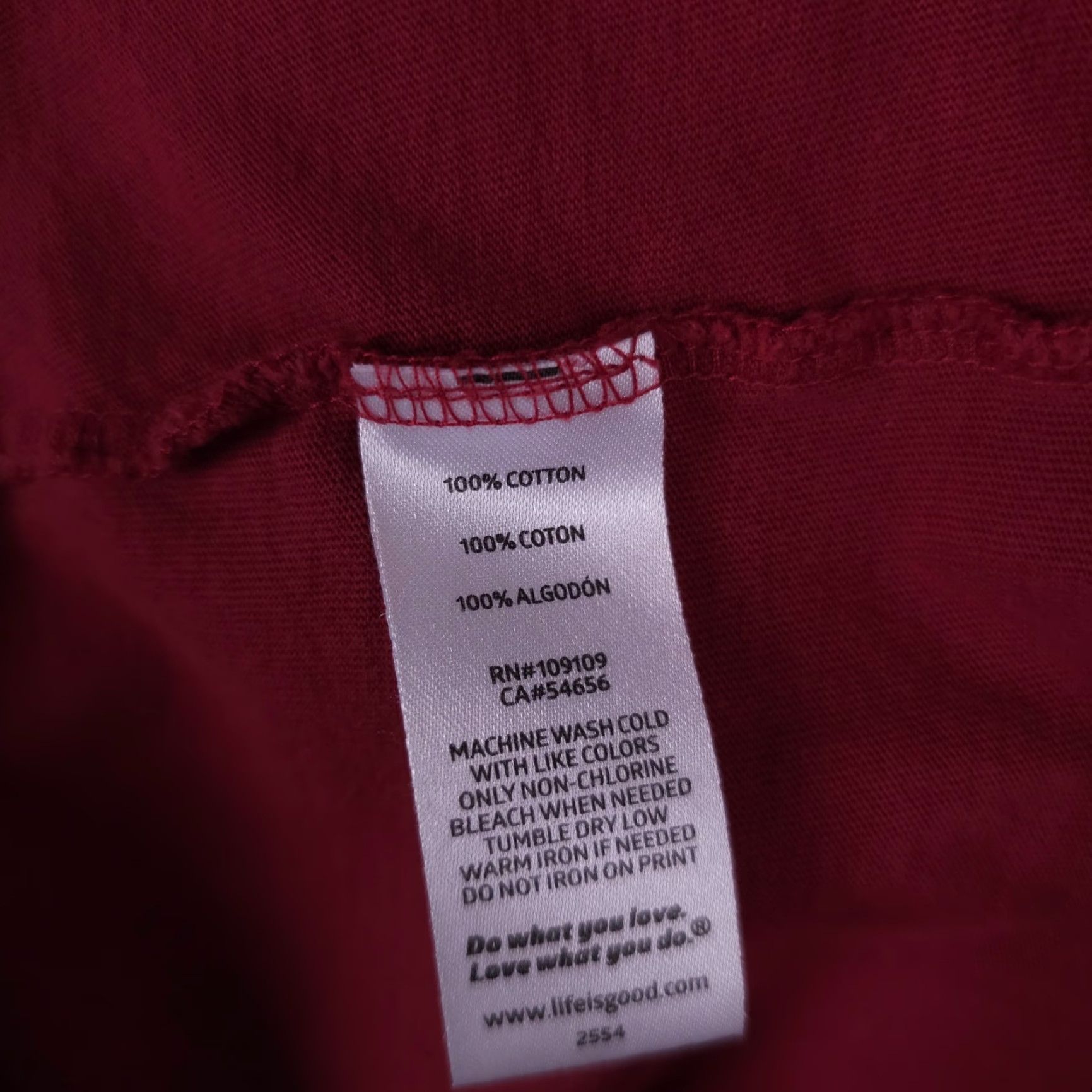 Life is Good Life is Good Shirt Womens 2XL Red Christmas Crusher Long Sleeve Holiday Winter Adult Womens Family Christmas Shirt Size XXL / US 16-18 / IT 52-54 - 4 Thumbnail