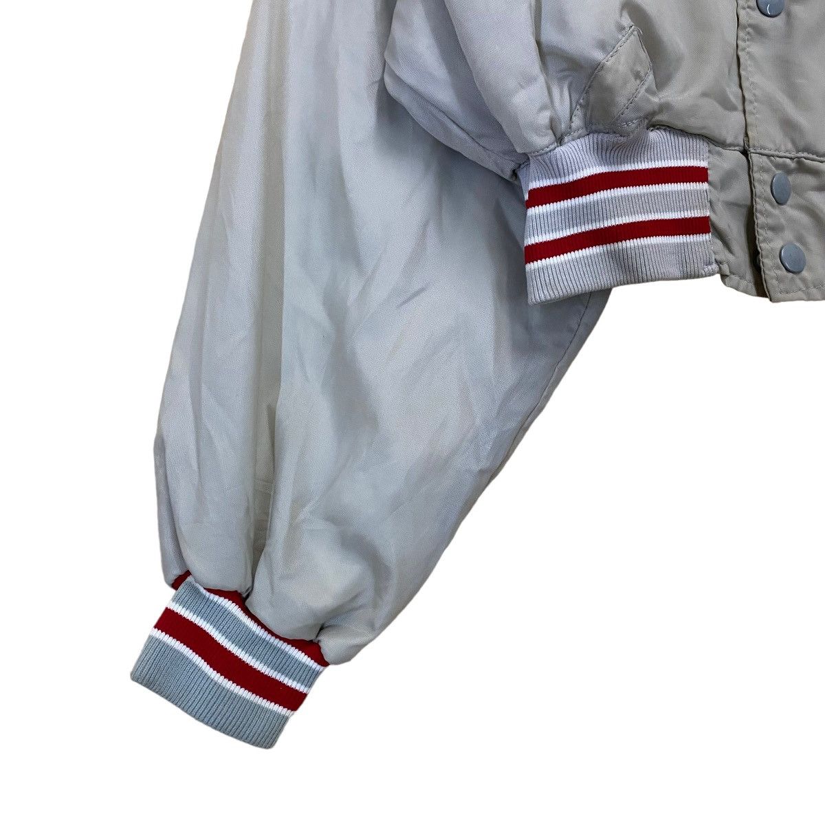 Japanese Brand Vintage 90s American Rag Compagnie Cropped Varsity Jacket Size US M / EU 48-50 / 2 - 12 Thumbnail