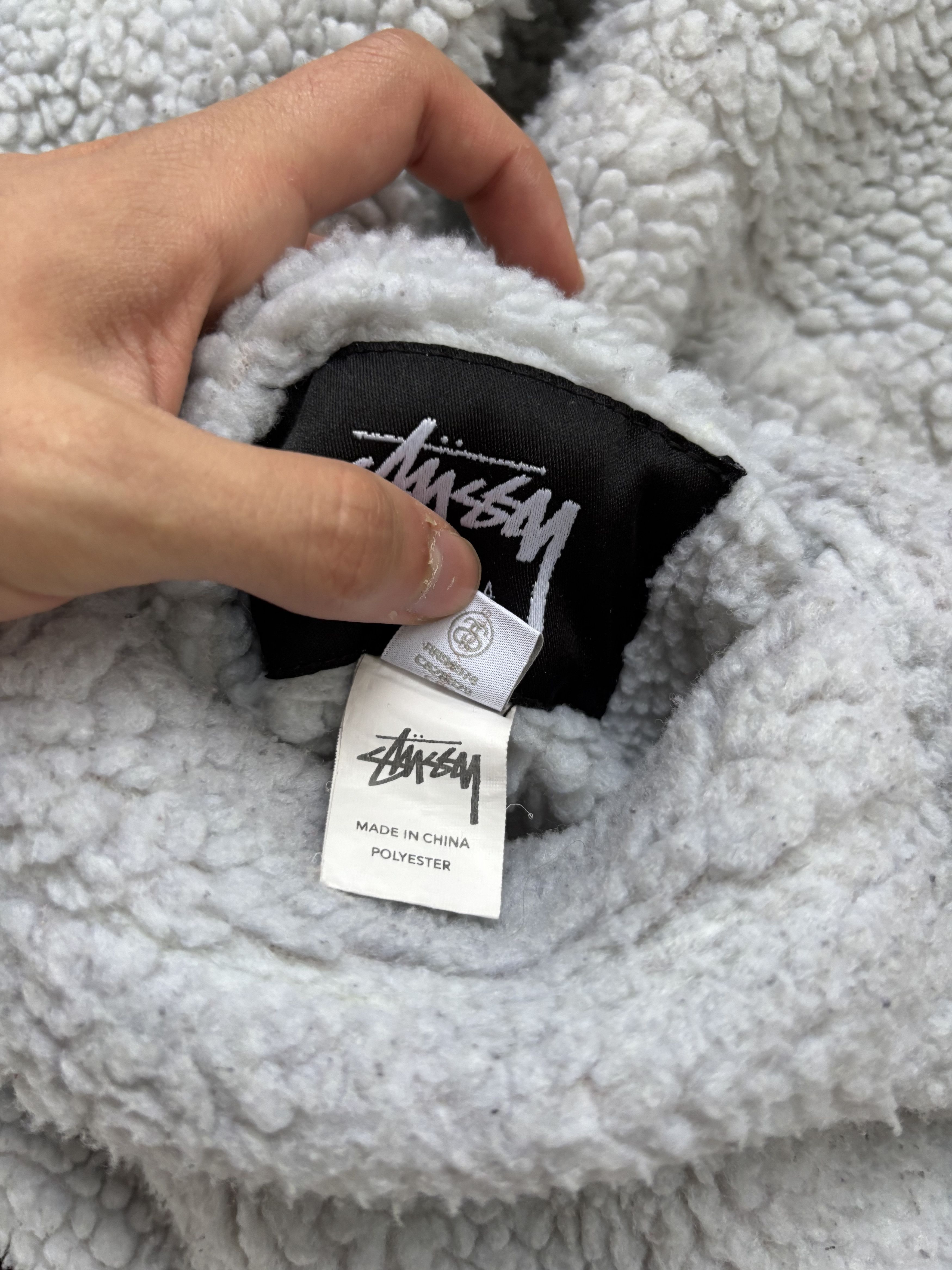 Stussy Vintage Stussy Sherpa Fleece Revirsble Steetwear 90s Size US M / EU 48-50 / 2 - 14 Thumbnail
