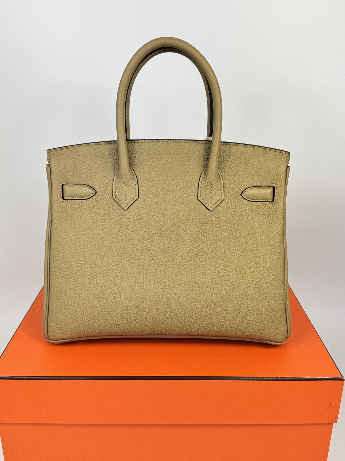 BIRKIN 30 K STAMP POUSSIERE TOGO BAG