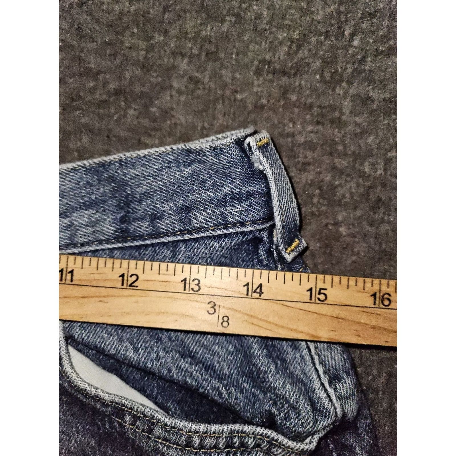 Lee VINTAGE Lee Jeans Tapered Womens 10 Medium High Rise Blue Denim 90s Preppy Womens Size 32" / US 10 / IT 46 - 3 Thumbnail