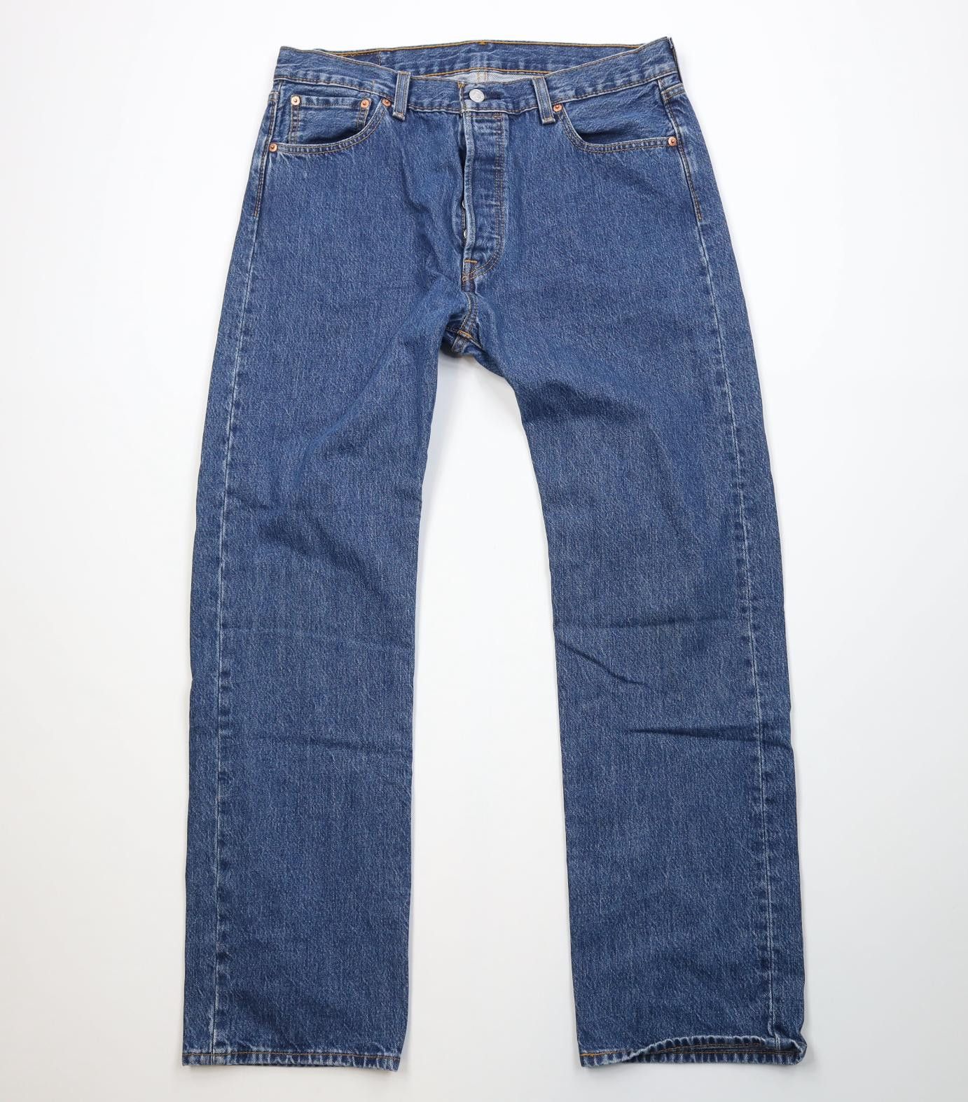 Levi's Vintage Y2K Levis 501xx Button Fly Original Fit Denim Jeans Size US 35 - 1 Thumbnail