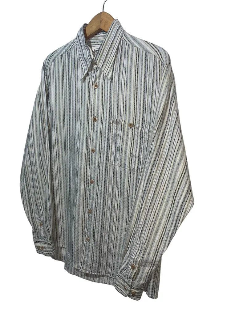 Missoni Vintage Missoni zig zag pattern button down shirt Size US L / EU 52-54 / 3 - 2 Thumbnail