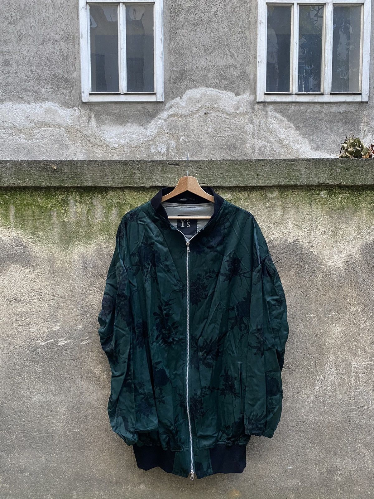 Y’s by Yohji Yamamoto Flowered Overprinted Jacket