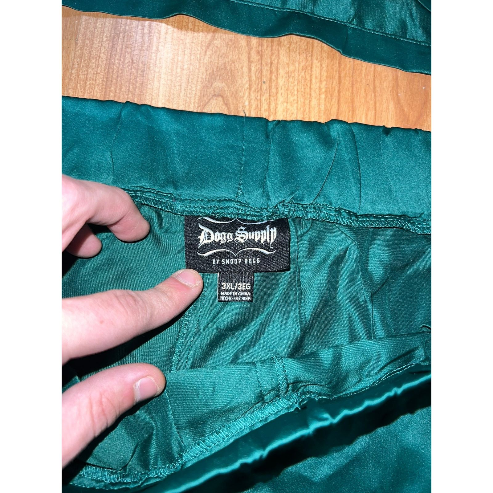 Vintage Dogg Supply By Snoop Dogg Pajama Set Green Top & Bottom 3XL Size US XXL / EU 58 / 5 - 4 Thumbnail
