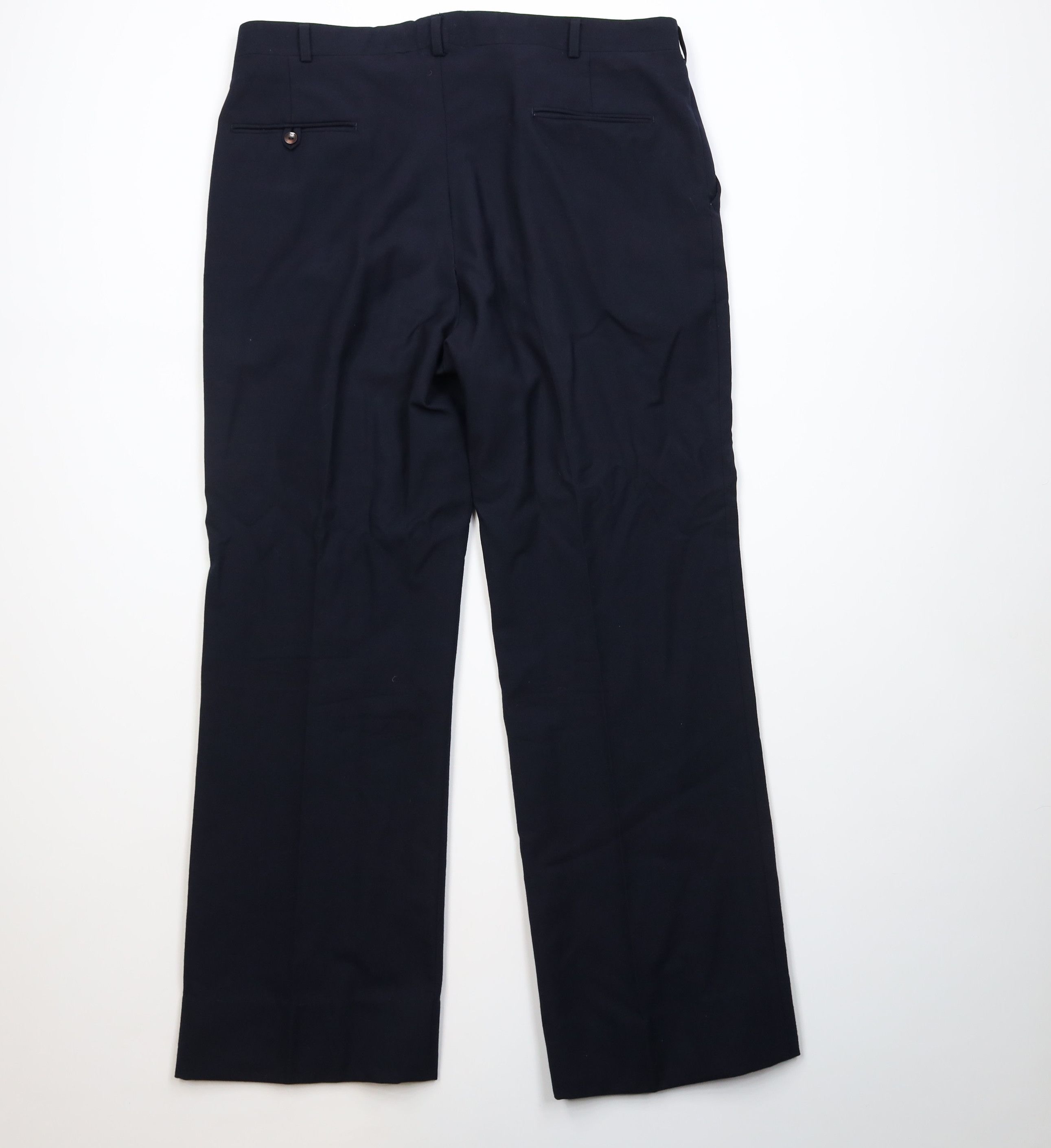 Vintage Vintage 70s Streetwear Heavy Wool Knit Wide Leg Chino Pants Size US 36 / EU 52 - 12 Thumbnail
