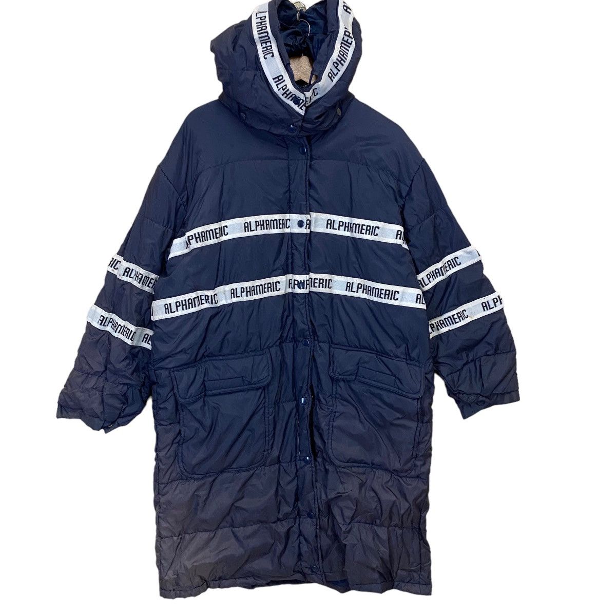 Alpha Industries Alpha Meric Sun Faded Puffer Hoodie Jacket Size US L / EU 52-54 / 3 - 1 Thumbnail