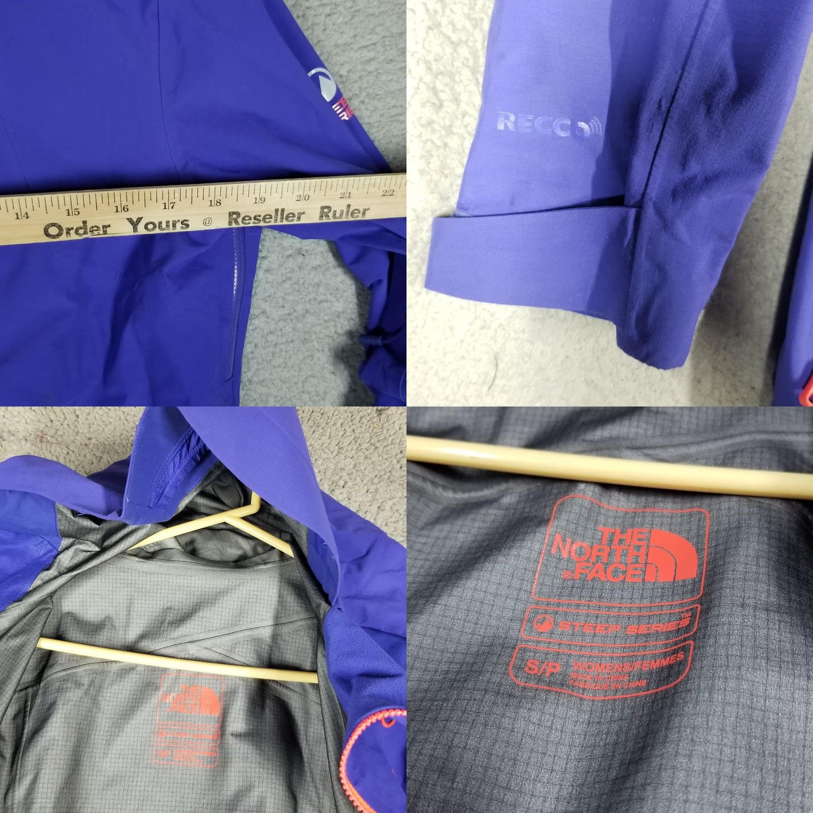 The North Face The North Face Steep Series Jacket Womens Small Purple RECCO Ski Snowboard Shell Size S / US 4 / IT 40 - 8 Thumbnail