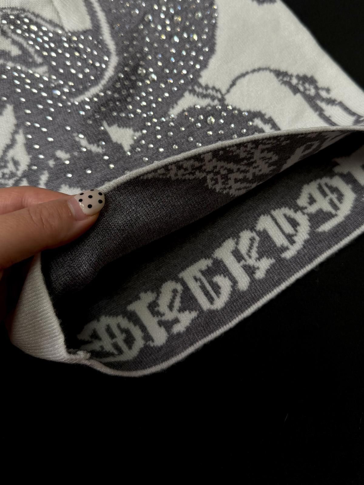 Japanese Brand Rare Y2k Pegasus Print No Cuff Knit Beanie Hat White OS Size ONE SIZE - 6 Thumbnail