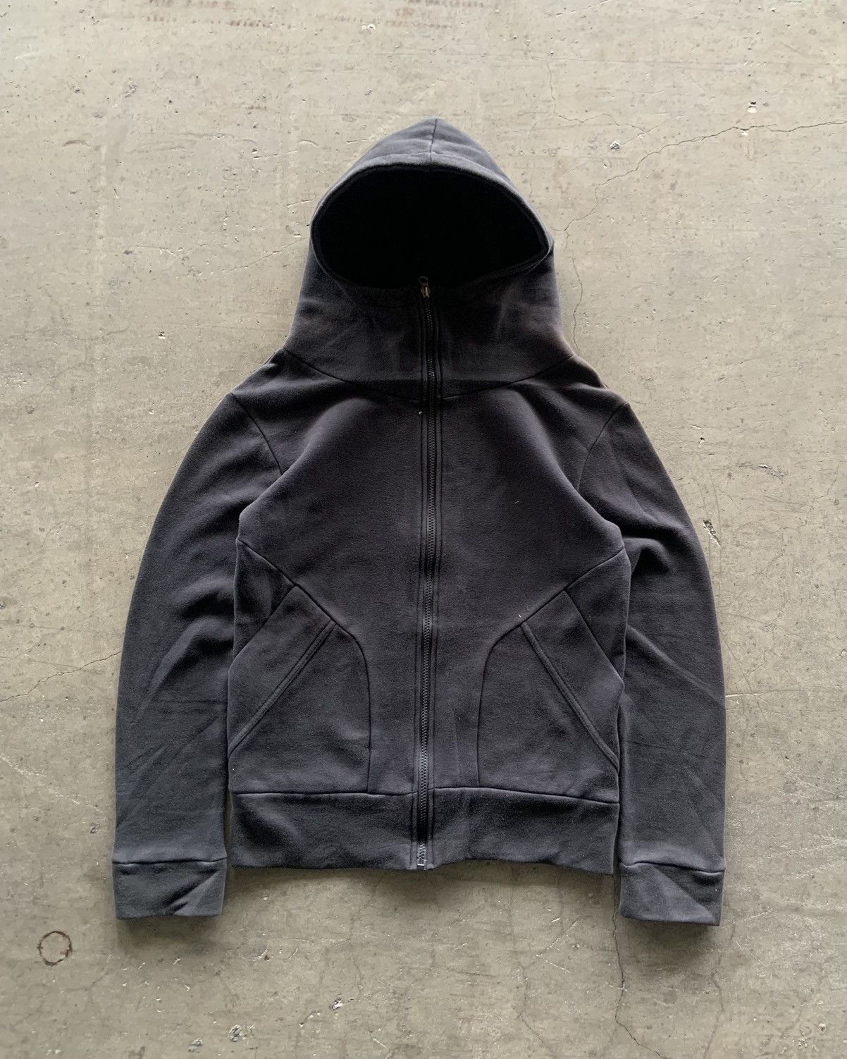 If Six Was Nine × Japanese Brand × Le Grande Bleu (L.G.B.) 2000s ifsixwasnine lgb style Ninja Faded Black Hoodie Size US L / EU 52-54 / 3 - 3 Thumbnail