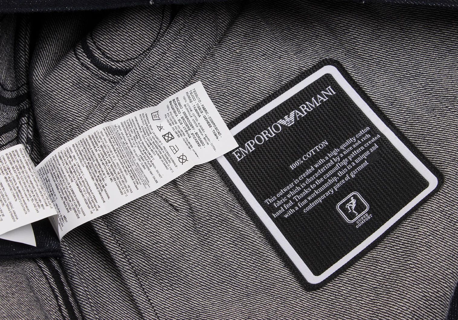 Emporio Armani Patchwork Denim Coverall in Indigo Navy, Size 48 Size US M / EU 48-50 / 2 - 18 Thumbnail