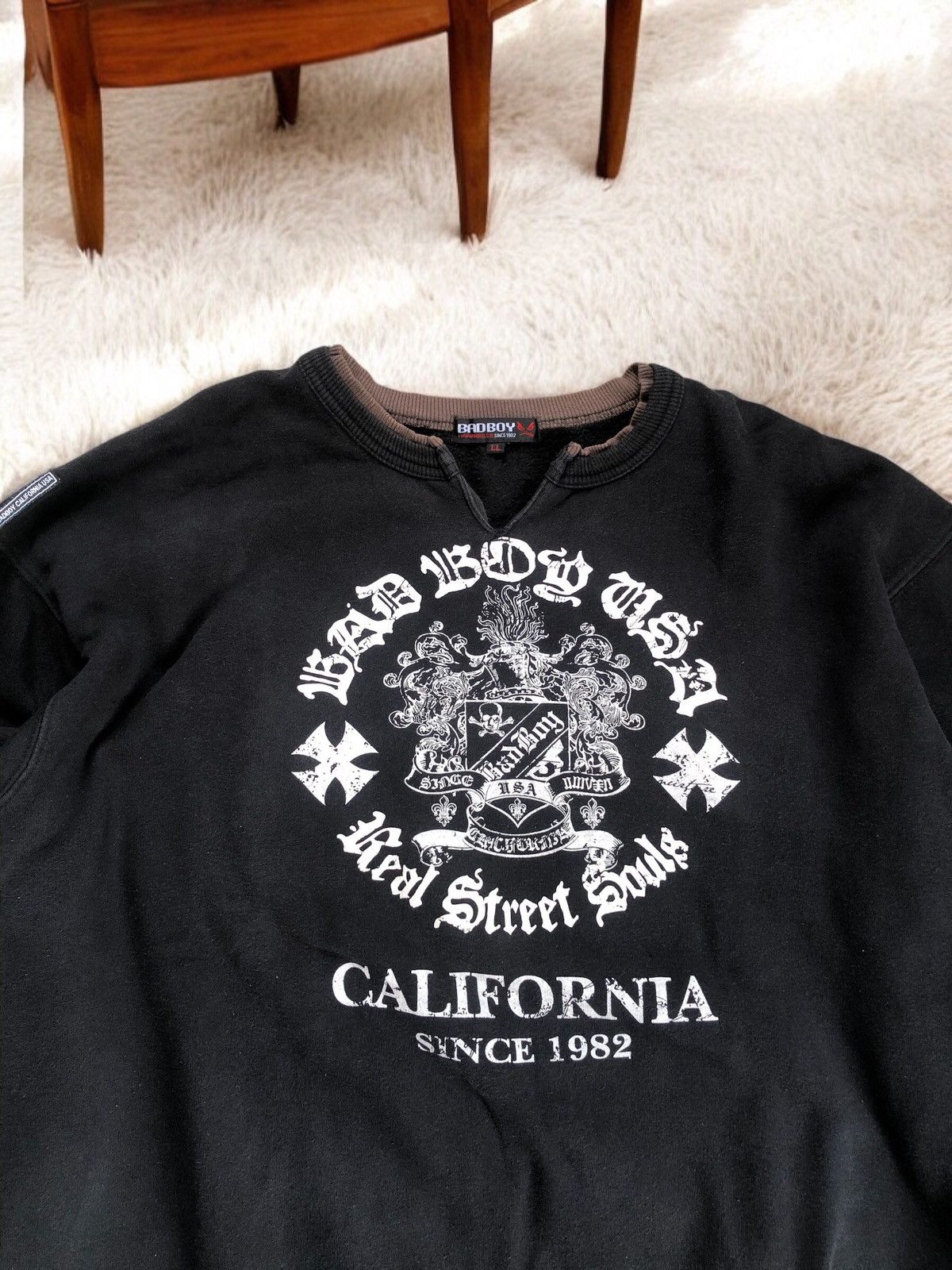 If Six Was Nine × Japanese Brand Bad Boy Sweatshirt Y2K Rare Size US L / EU 52-54 / 3 - 2 Thumbnail