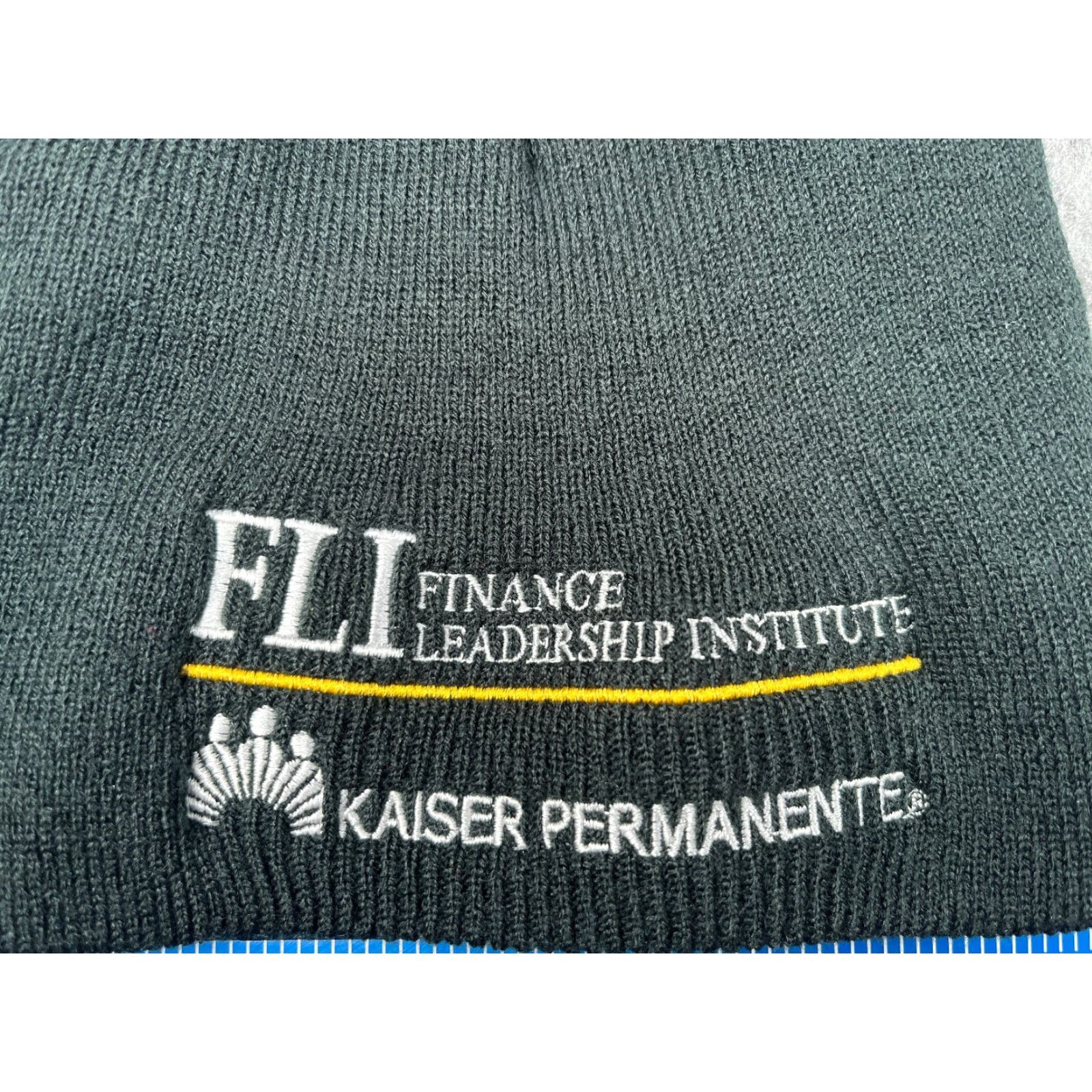 Port & Company Port & Company FLI Finance Leadership Institute Beanie Toque Knit Black One Size Adult Unisex Hats Knit Acrylic Winter Fall Spring Ski Active Size ONE SIZE - 2 Thumbnail