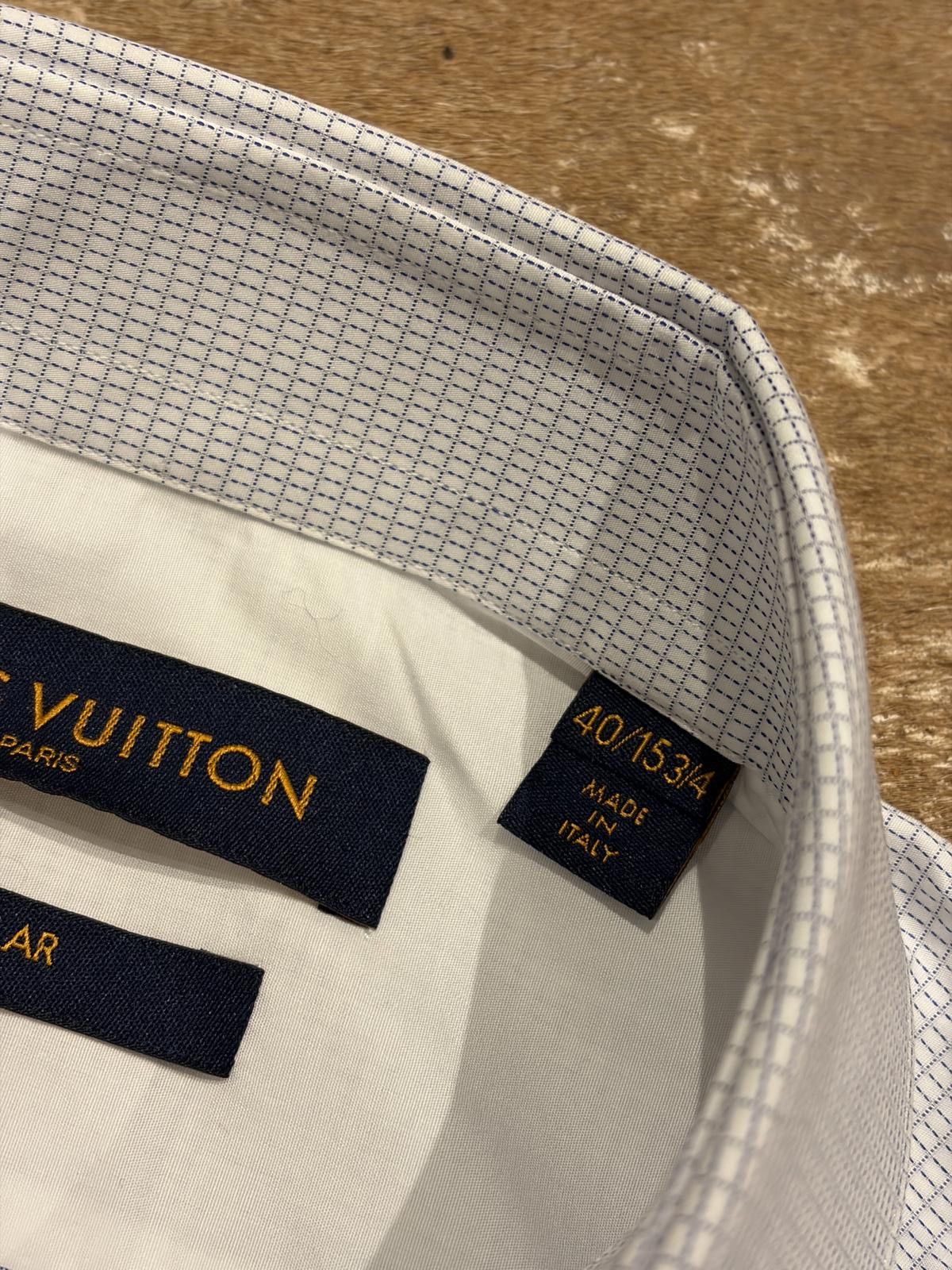 Louis Vuitton Louis Vuitton Micro-Check Dress Shirt Size US M / EU 48-50 / 2 - 3 Thumbnail