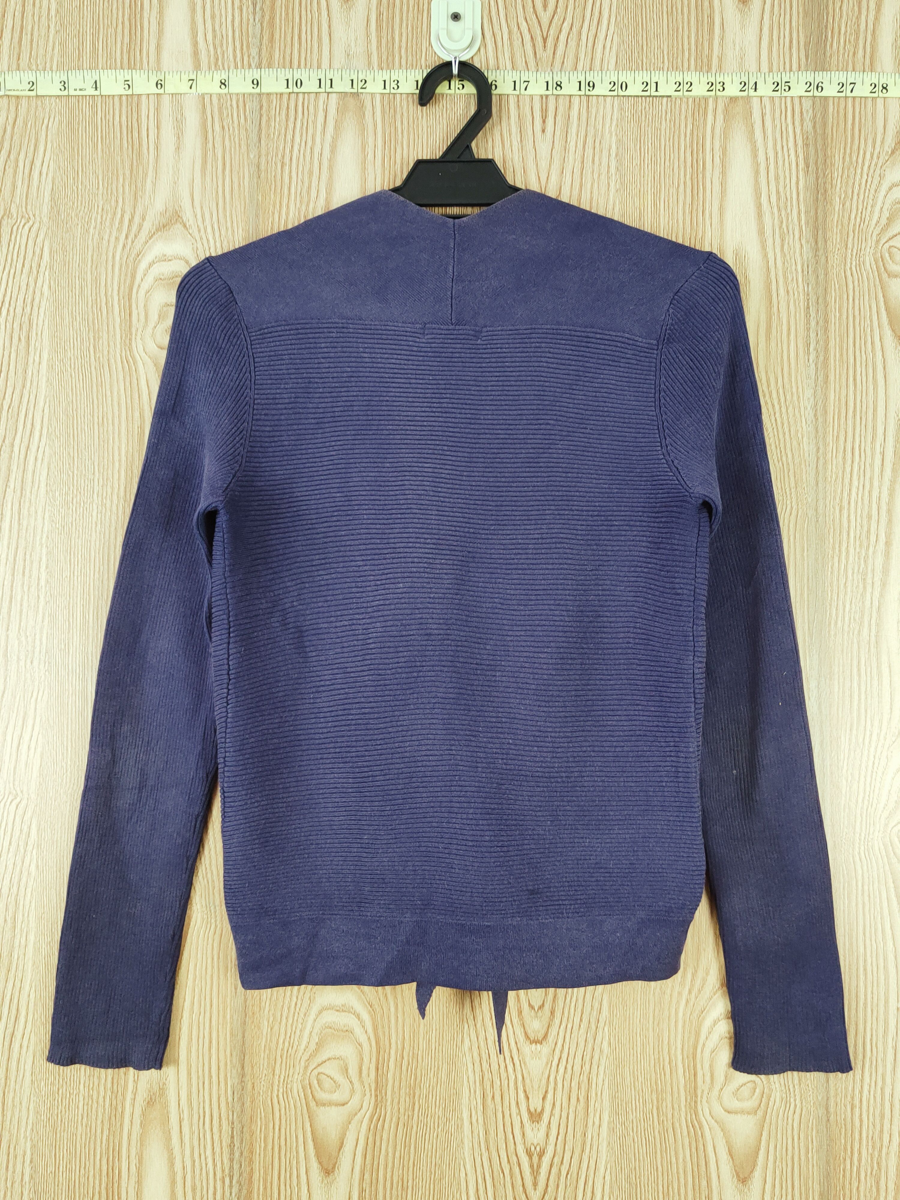 Japanese Brand × Vintage Elle Navy Knitwear Cardigan #W807 Size XS / US 0-2 / IT 36-38 - 7 Thumbnail