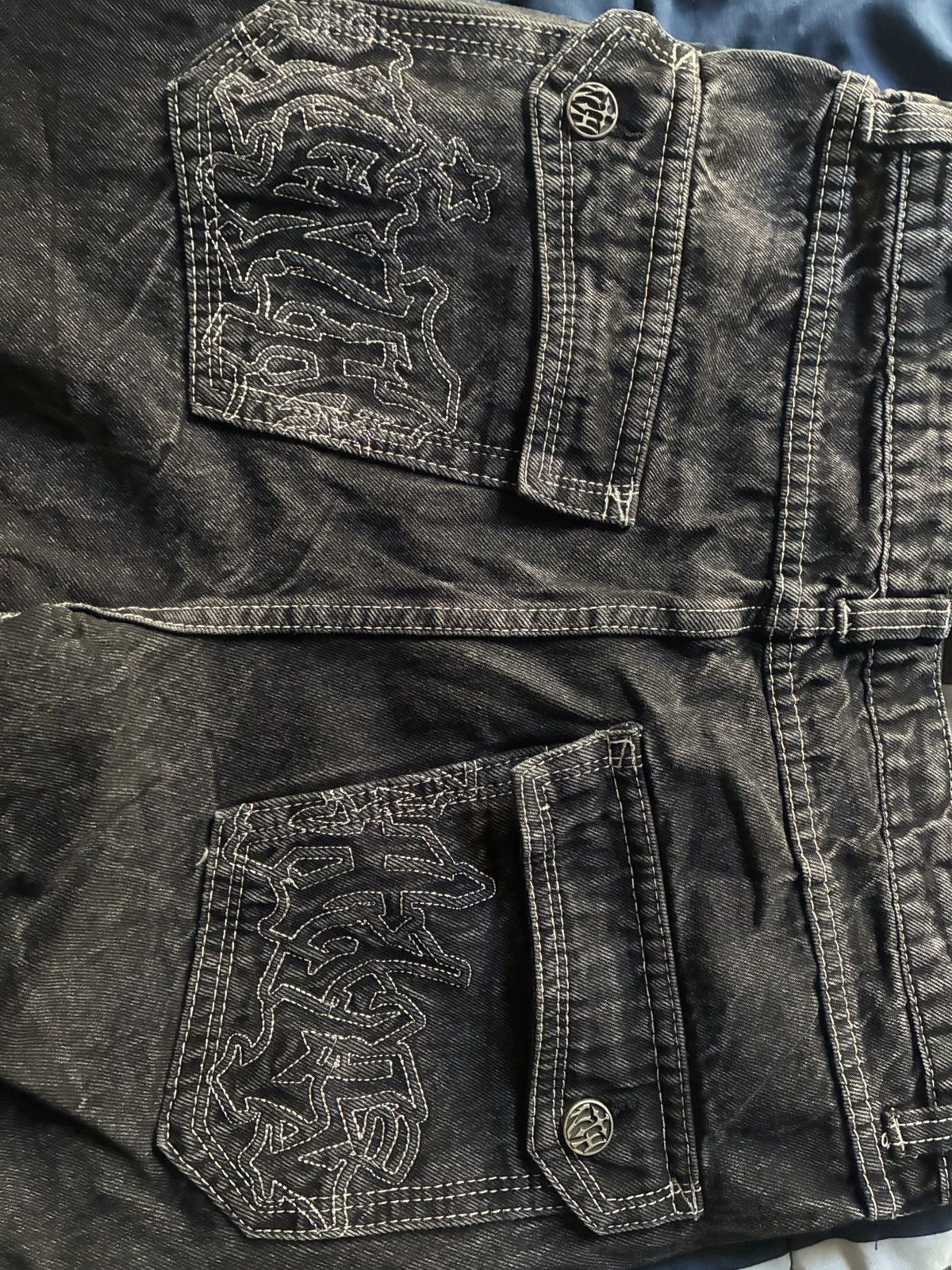 Ninth Hall Ninth Hall Graphic Dragon Denim Size US 33 - 5 Thumbnail