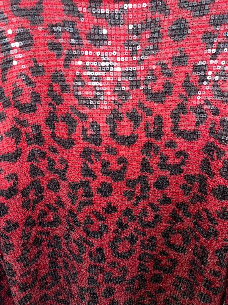 Saint Laurent Paris saint Laurent paris13fw Genuine Show Red Scaly Leopard Swe Size US S / EU 44-46 / 1 - 3 Thumbnail