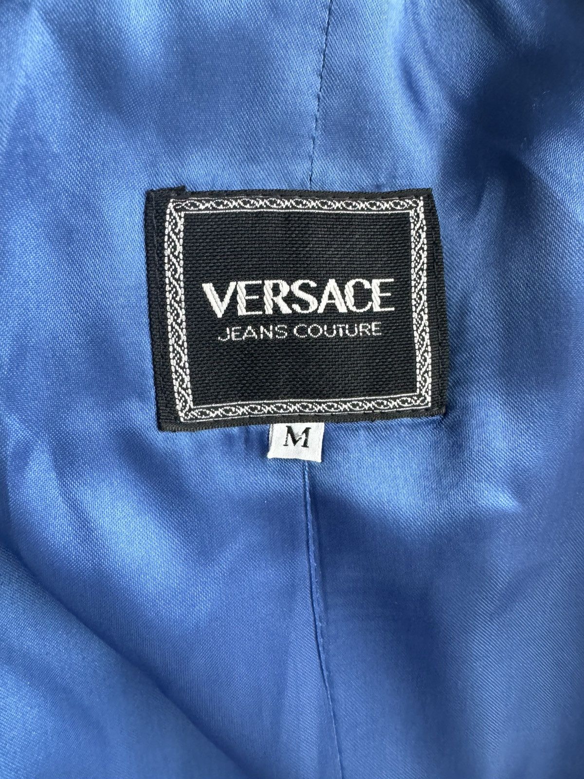 Versace × Versace Jeans Couture × Vintage Vintage Versace Jeans Couture striped vest medusa buttons Size M / US 6-8 / IT 42-44 - 6 Thumbnail