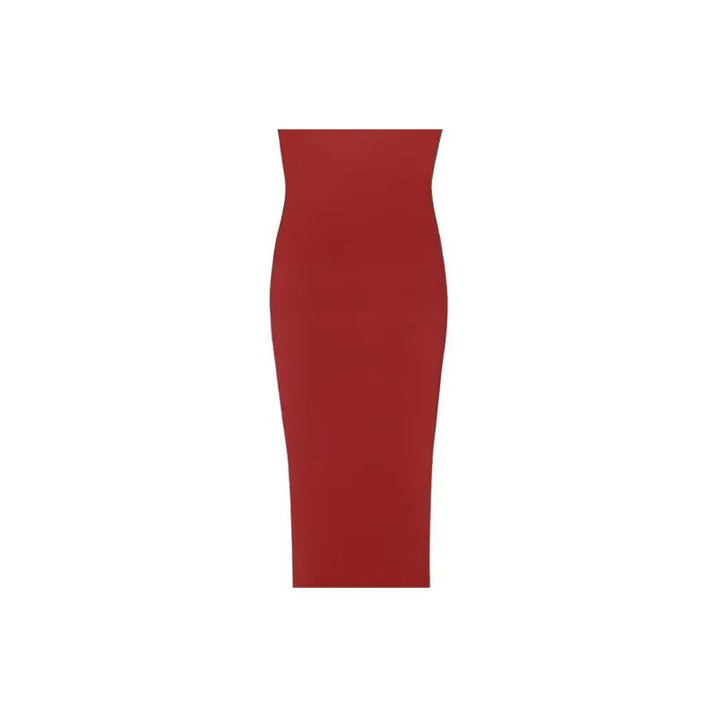 Saint Laurent Paris o1la1rc1a0425 710433 Tank Top Dress in Jersey in Red Size S / US 4 / IT 40 - 5 Thumbnail