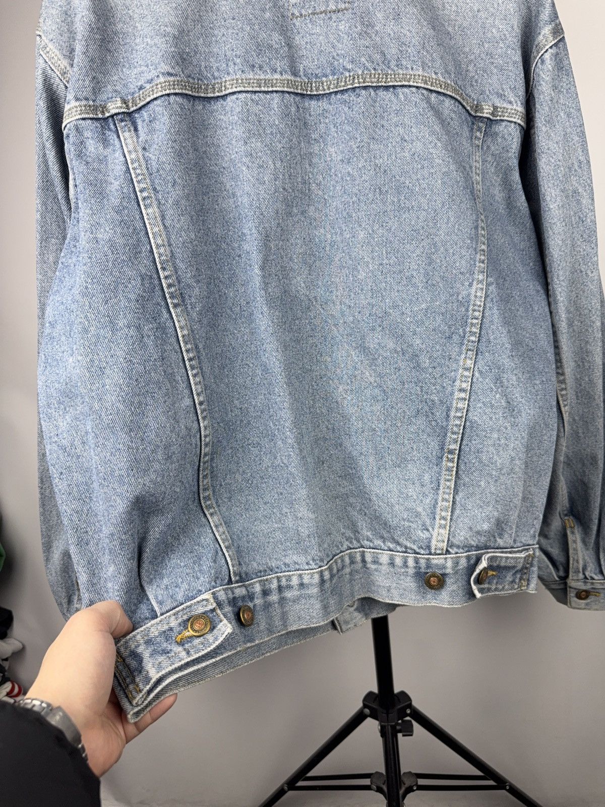 Lee Vntg Retro USA 90s Lee Cooper Western Denim Trucker Jacket Size US L / EU 52-54 / 3 - 14 Thumbnail
