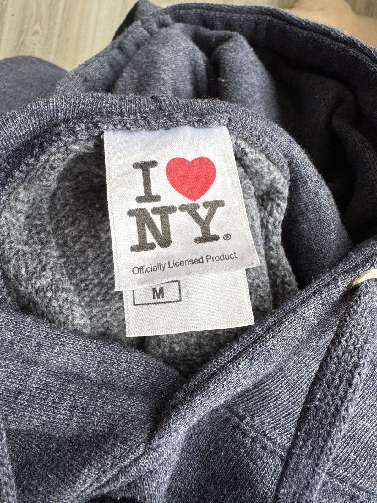 I Love NY × Vintage I Love New York Y2K vintage Big Logo faded hoodie I ❤️ NY Size US M / EU 48-50 / 2 - 5 Thumbnail