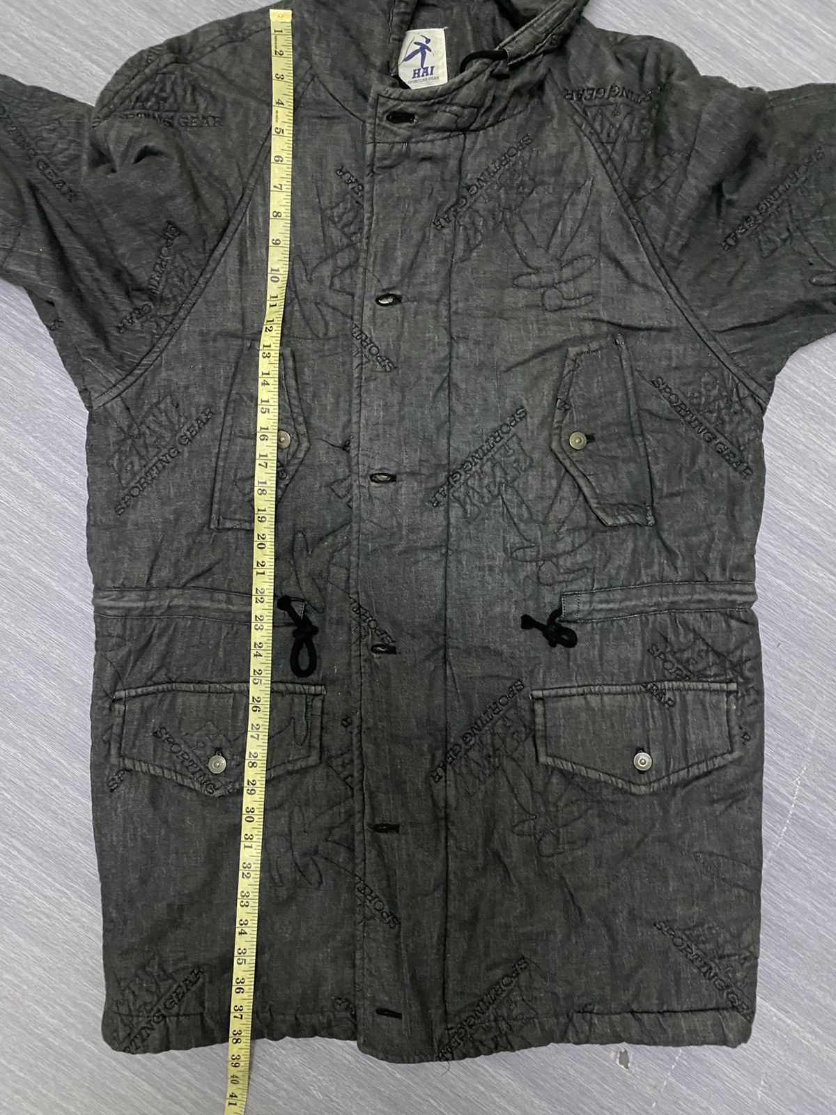 Hai Sporting Gear × Issey Miyake × Japanese Brand Hai Sporting Gear Monogram Embroidery Logo Winter Jacket Size US M / EU 48-50 / 2 - 15 Thumbnail