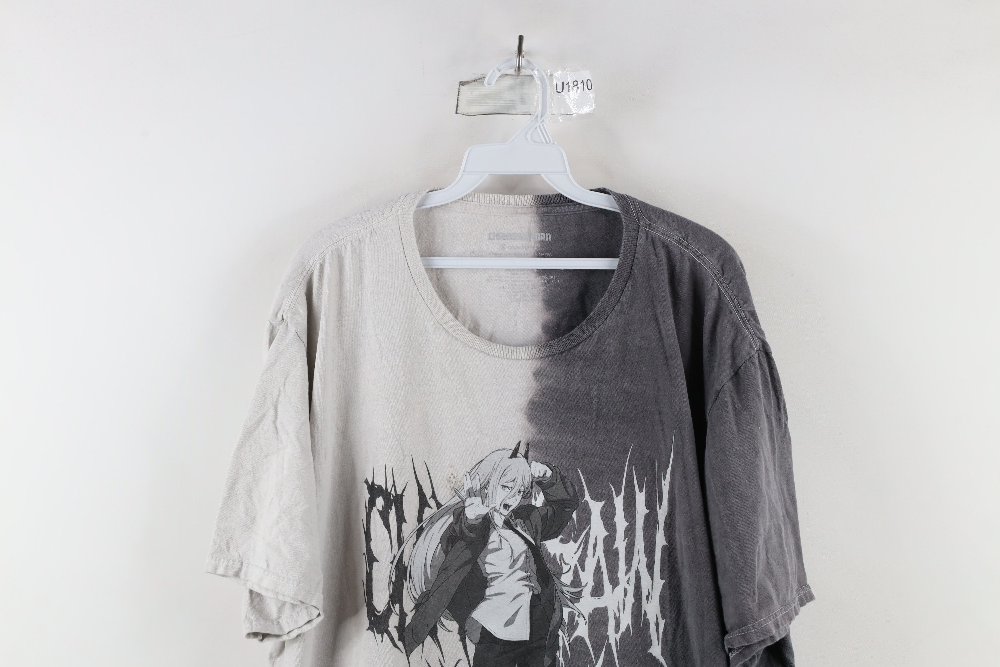 Vintage Streetwear Chainsaw Japanese Anime Manga Acid Wash T-Shirt Size US XXL / EU 58 / 5 - 2 Thumbnail