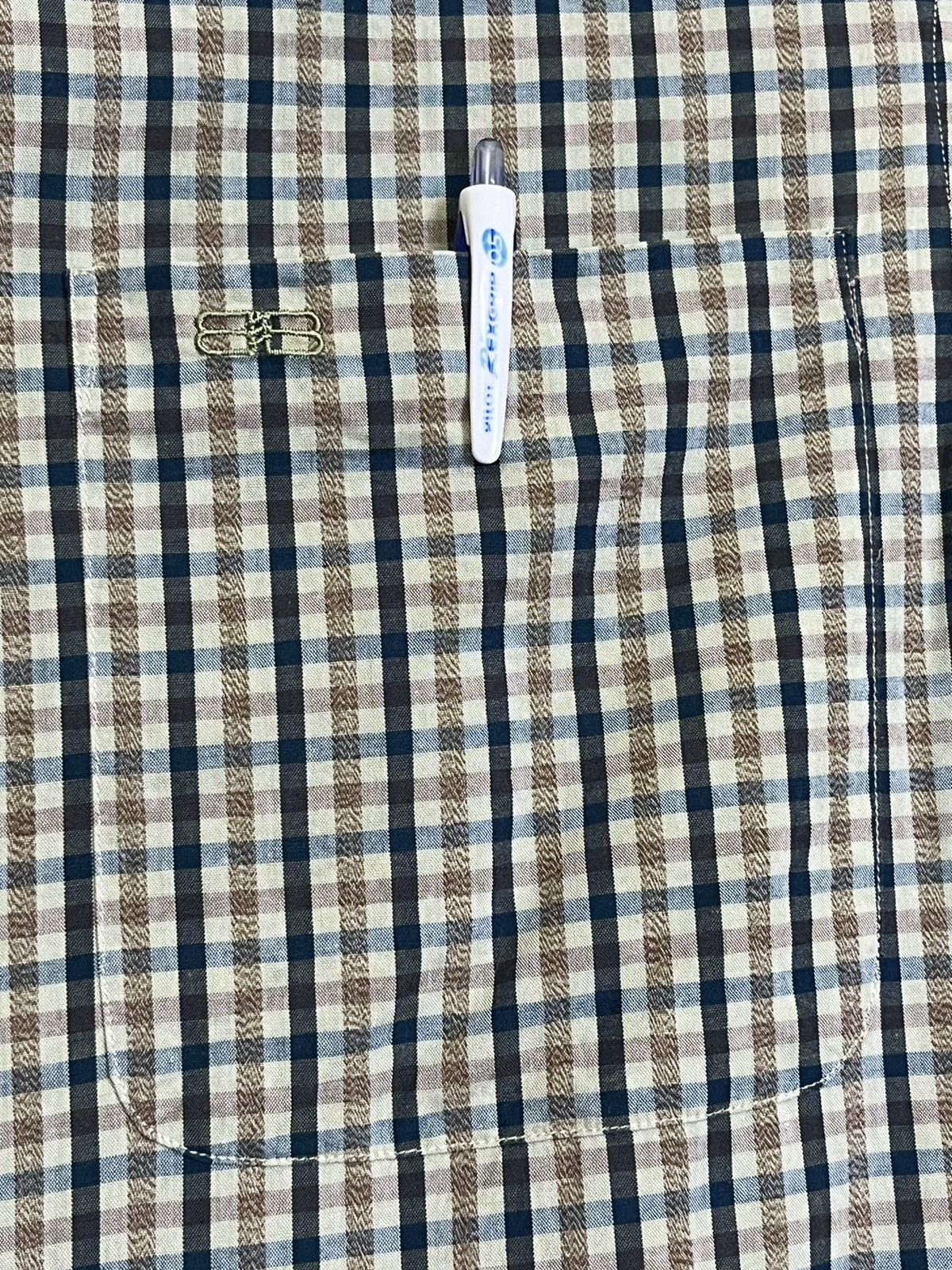 Balenciaga VINTAGE BALENCIAGA PARIS LONG SLEEVE BUTTON UPS SHIRT Size US M / EU 48-50 / 2 - 4 Thumbnail