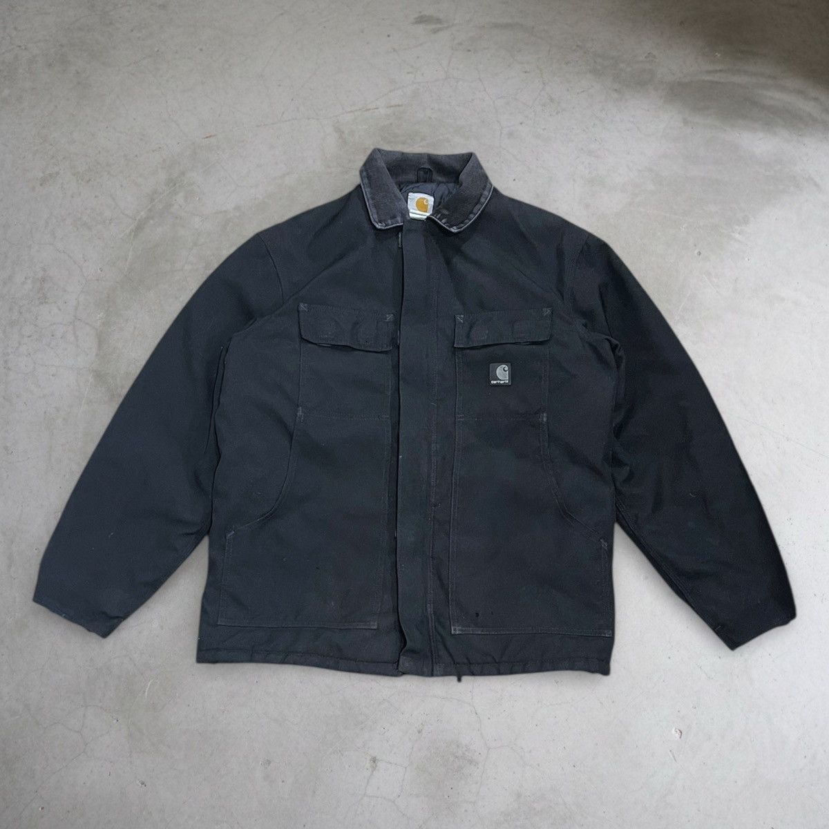 Carhartt vintage Black Carhatt jacket WIP Detroit style winter coat Size US M / EU 48-50 / 2 - 1 Thumbnail